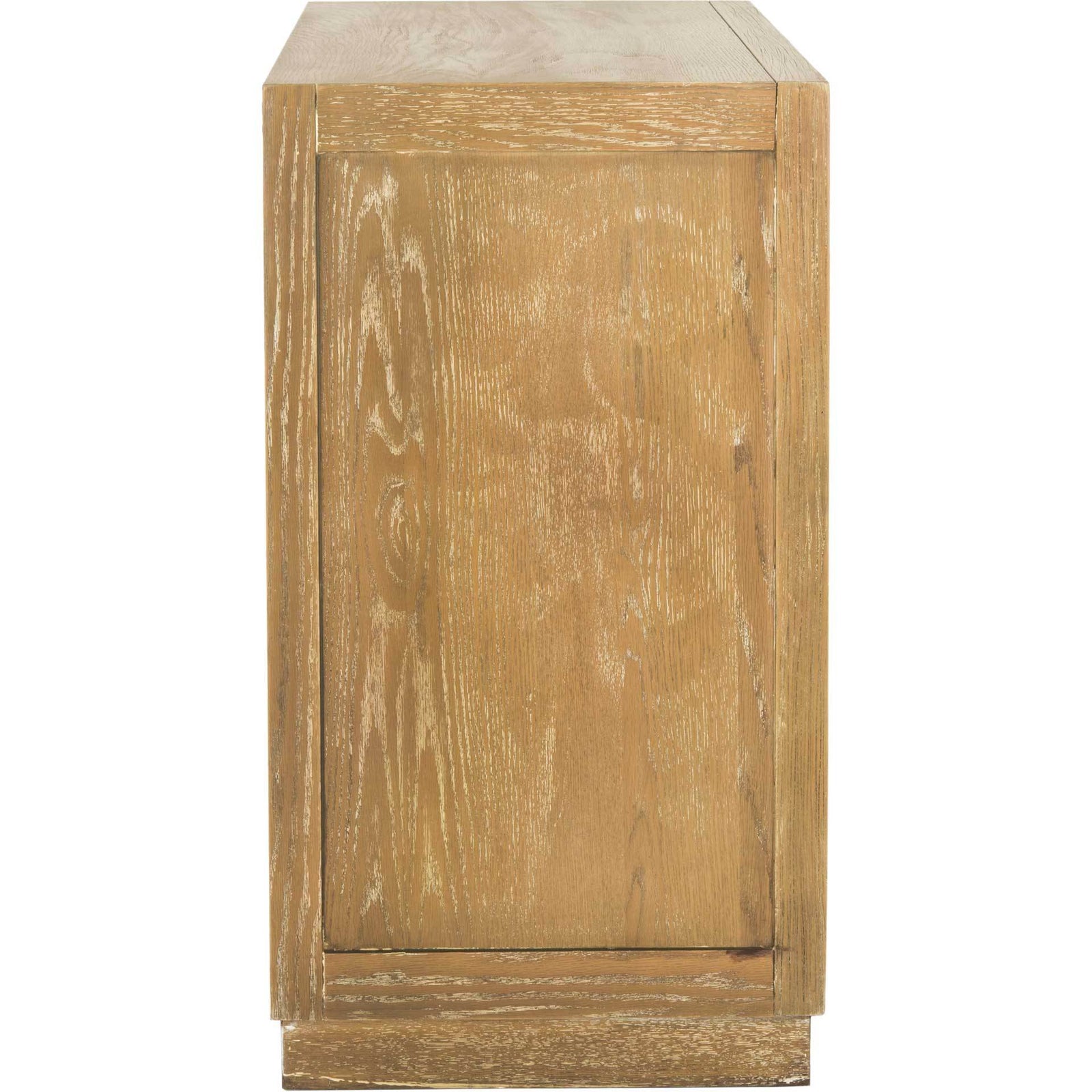 Azaria 2 Door Chest Oak/Copper/Mirror