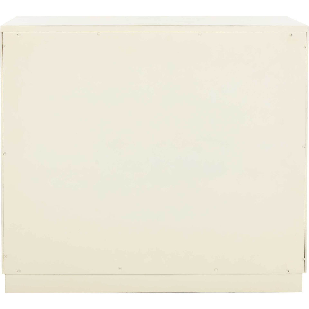 Erabella 2 Door Chest Light Gray Linen/Nickel/Mirror