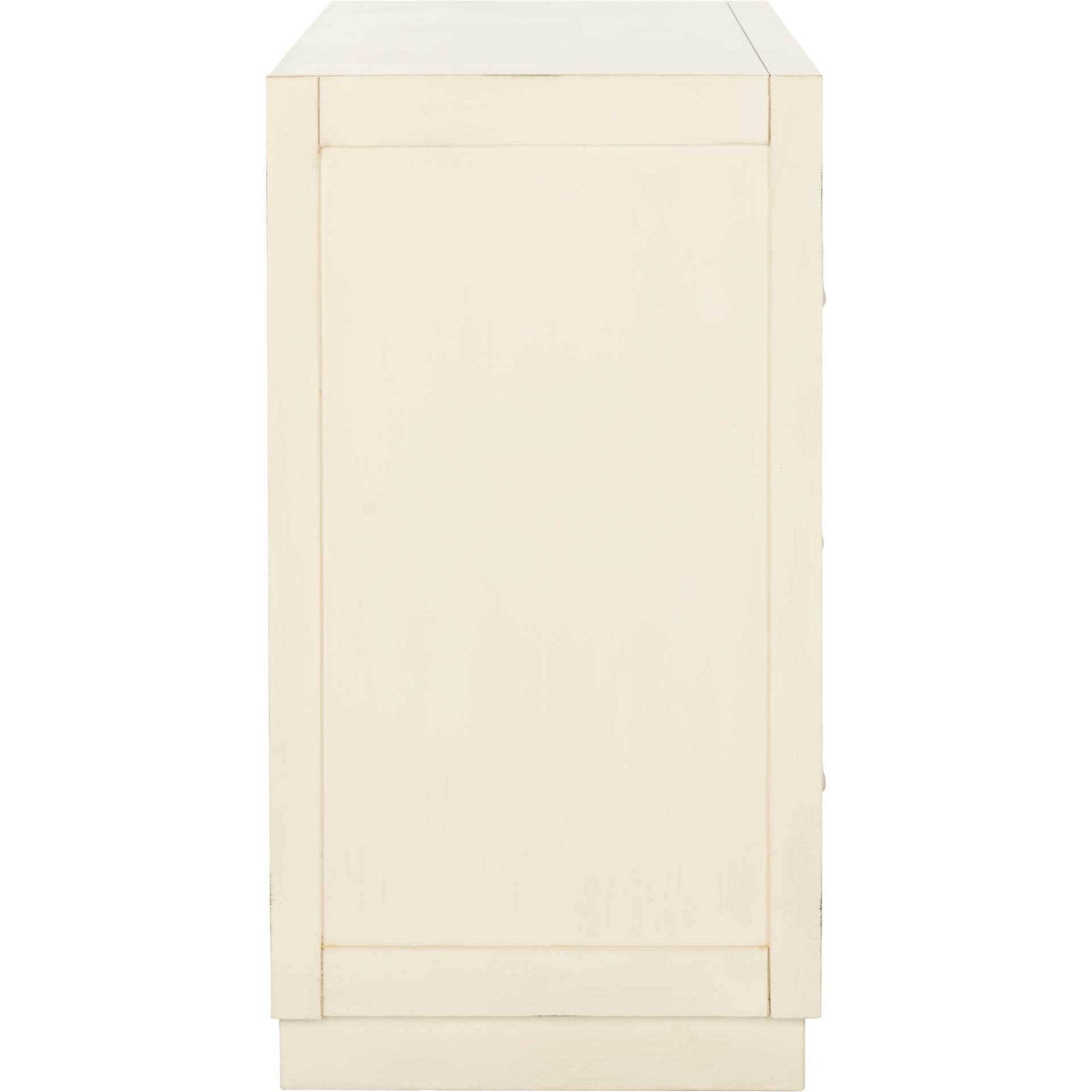 Lawson 3 Drawer Chest Antique Beige/Nickel