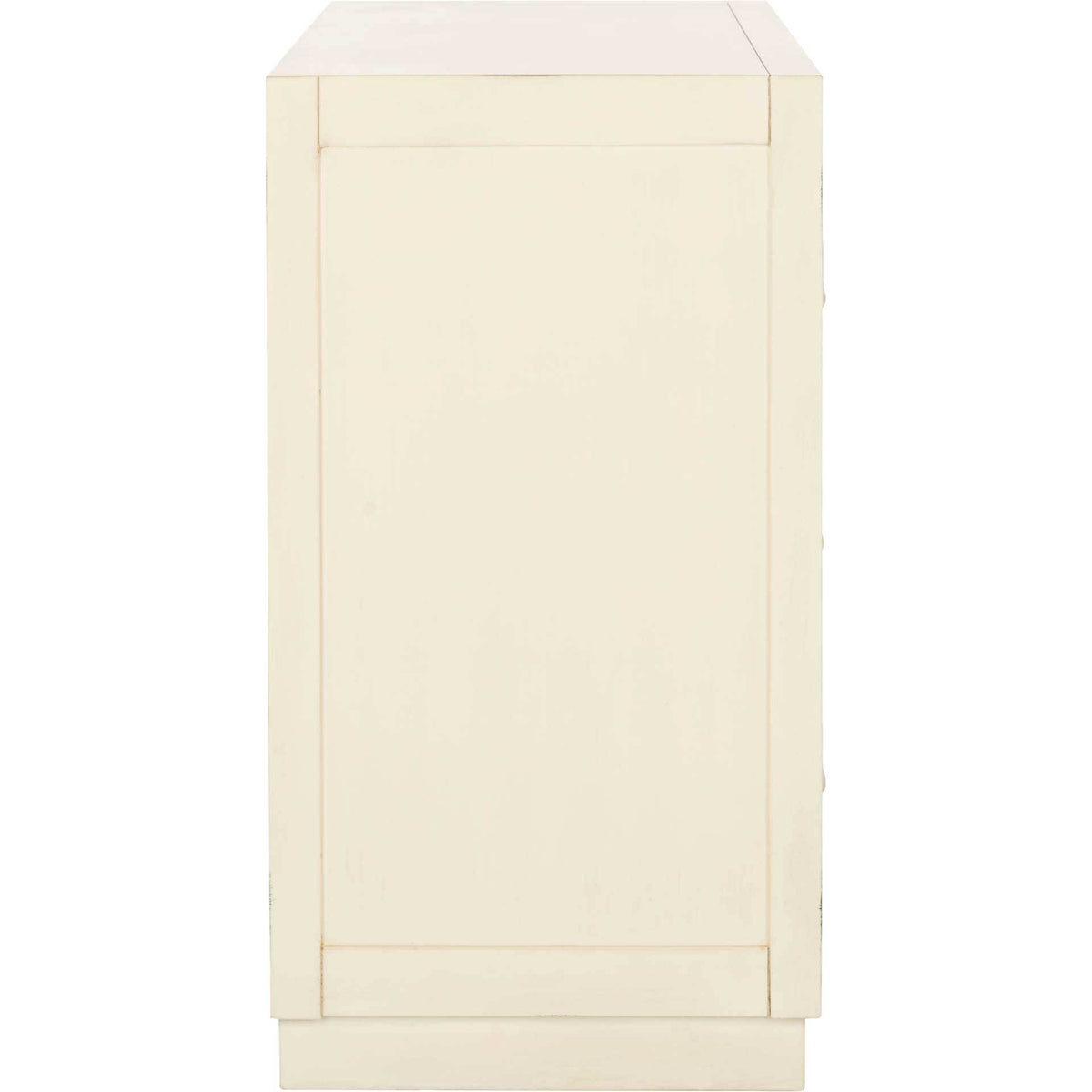 Lawson 3 Drawer Chest Antique Beige/Light Gray/Nickel