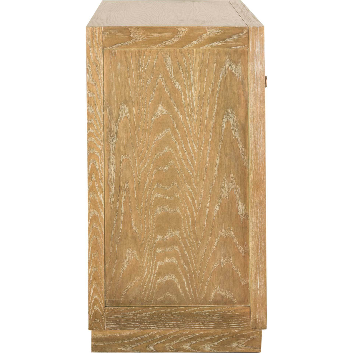 Aubrey 3 Drawer Chest Oak/Beige/Copper