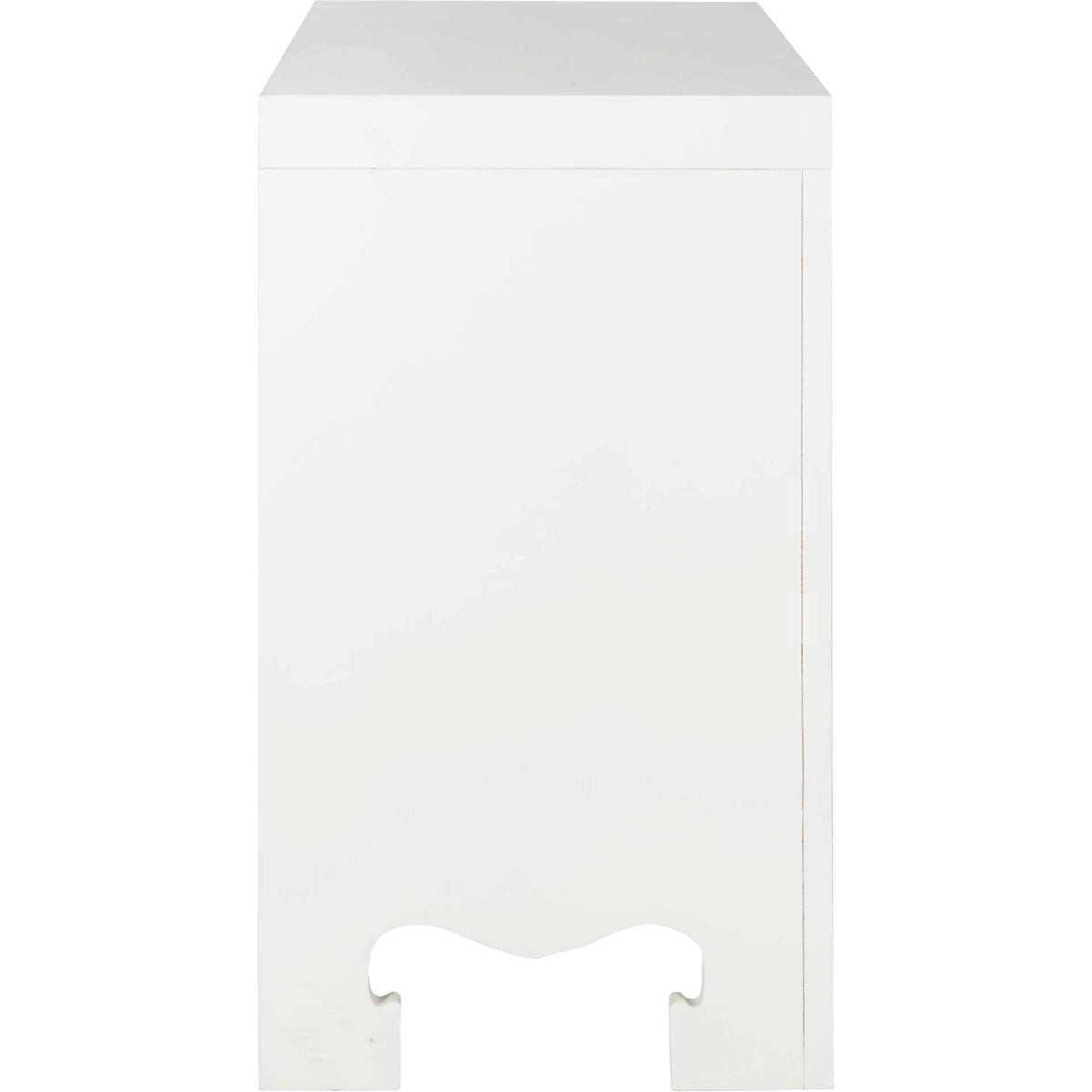 Dillon 3 Drawer Chest White/Gold