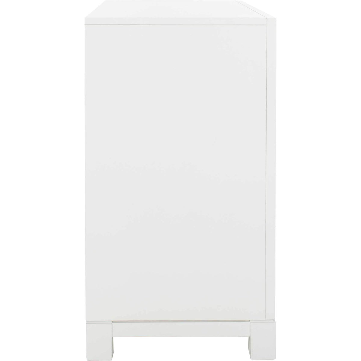 Randy 3 Drawer Chest White/Gold