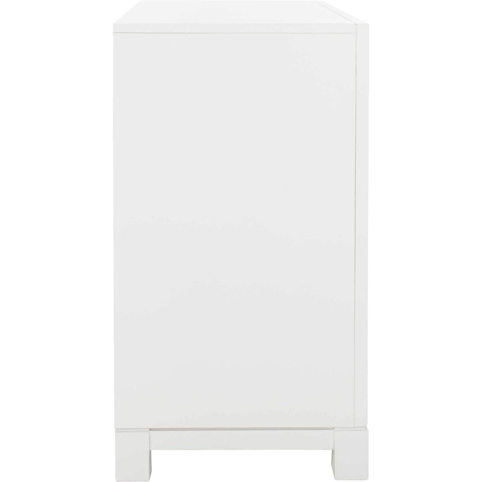 Randy 3 Drawer Chest White/Gold