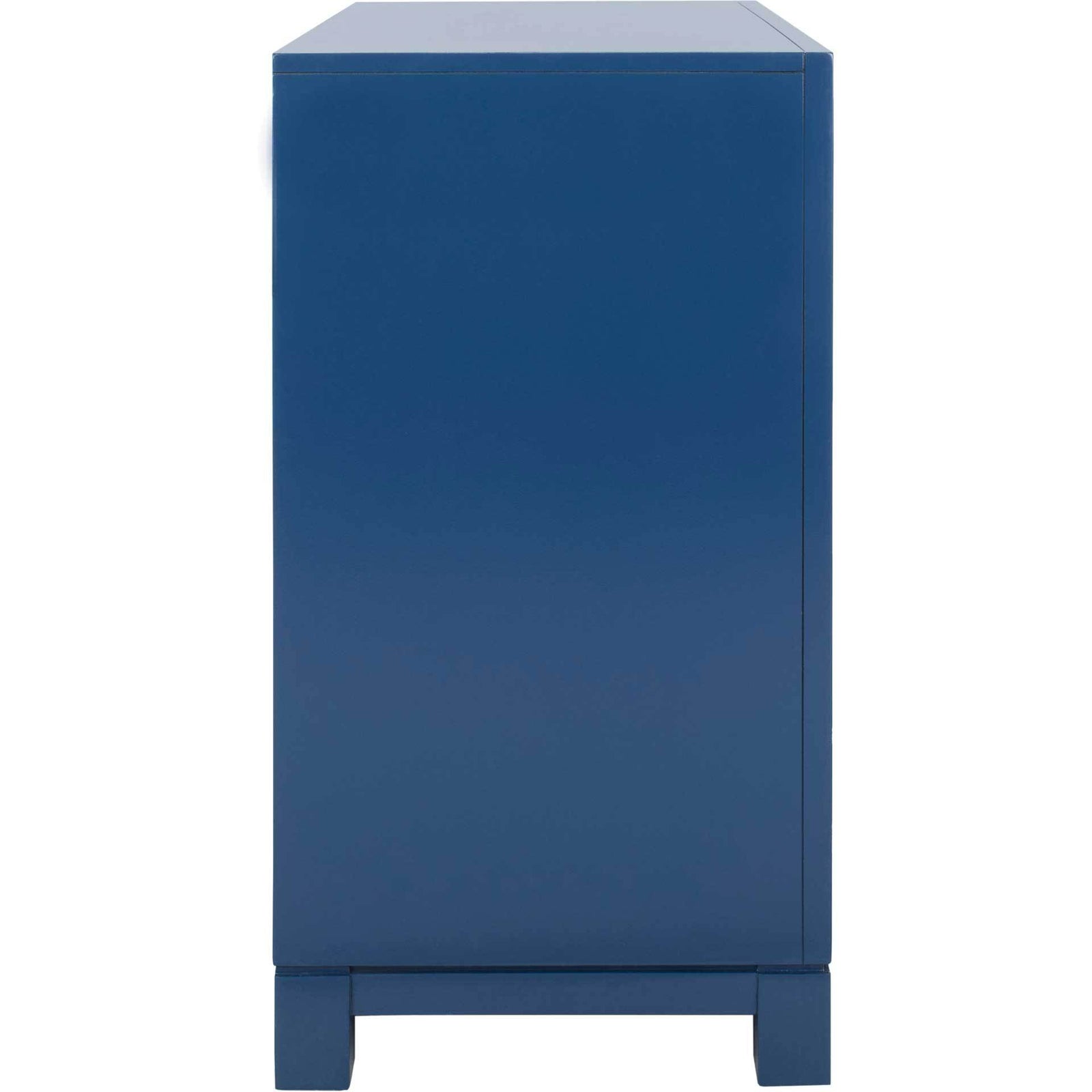 Randy 3 Drawer Chest Lapis Blue/Gold