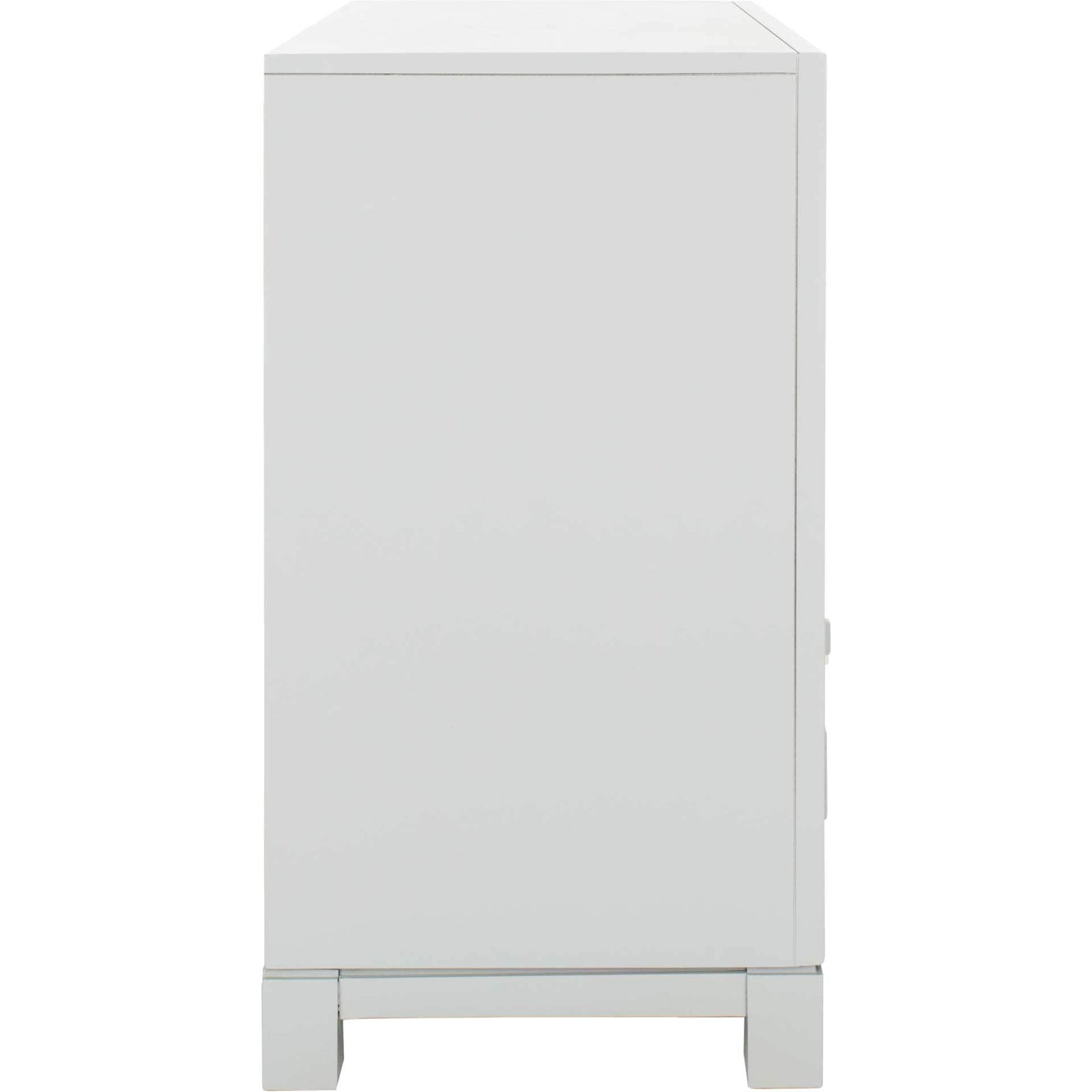 Randy 3 Drawer Chest Gray/Gold