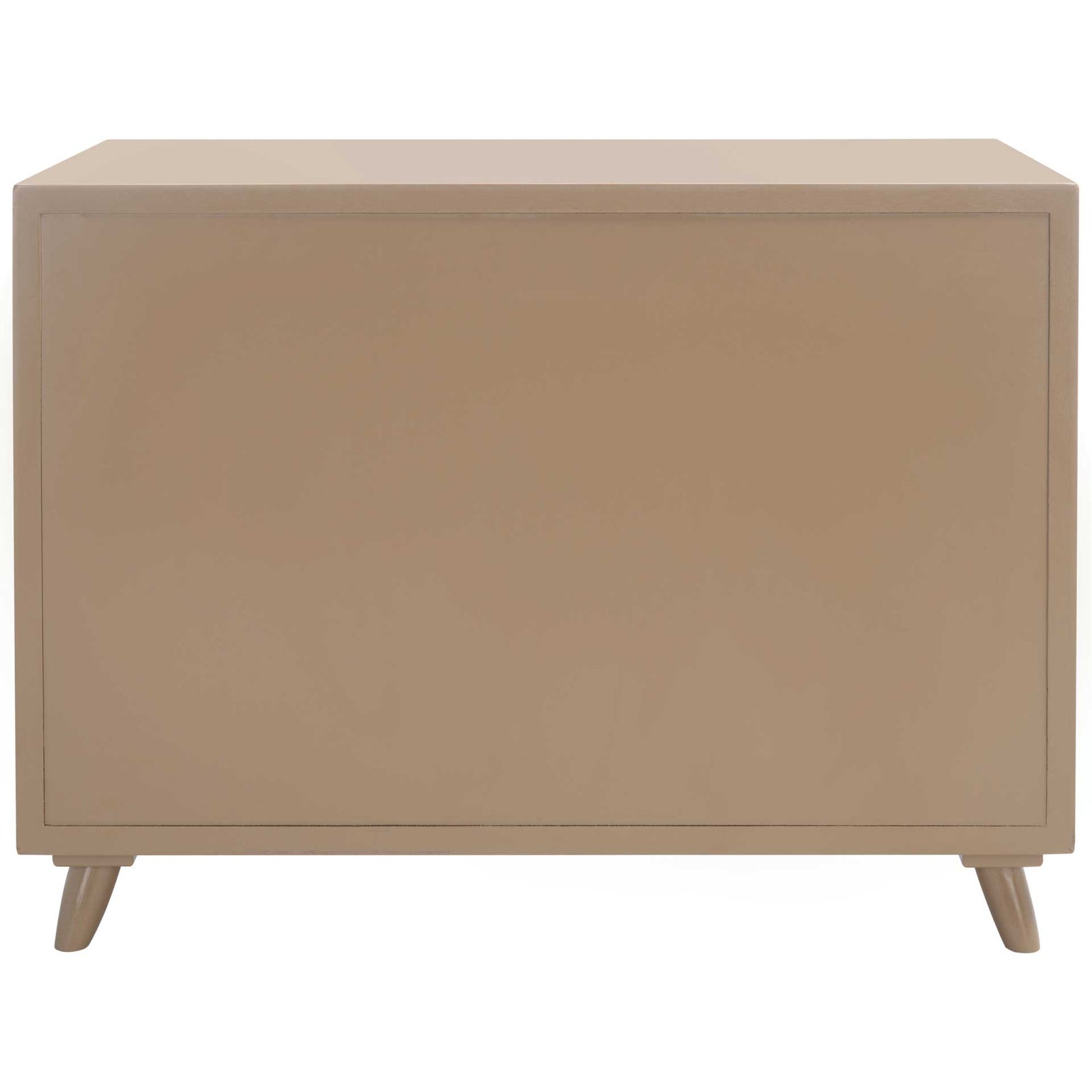 Blaine 3 Drawer Chest Taupe/Black