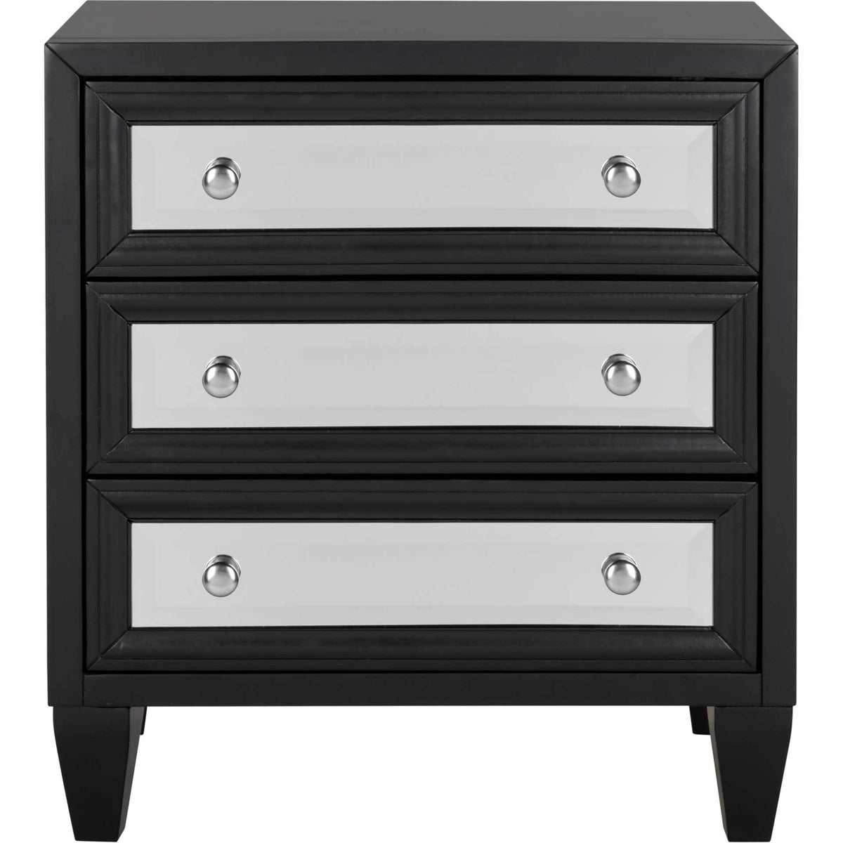 Marvin 3 Drawer Chest Black