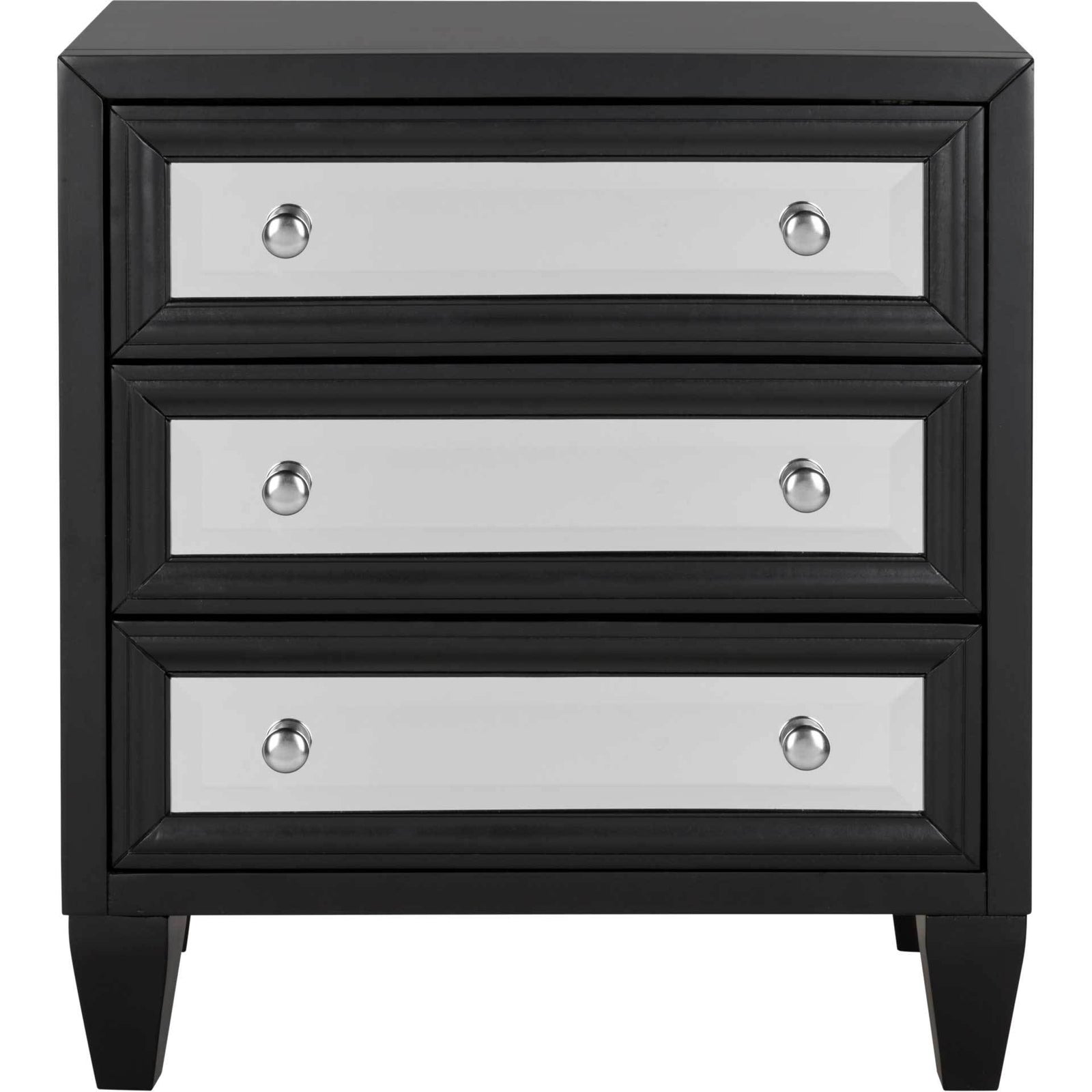 Marvin 3 Drawer Chest Black