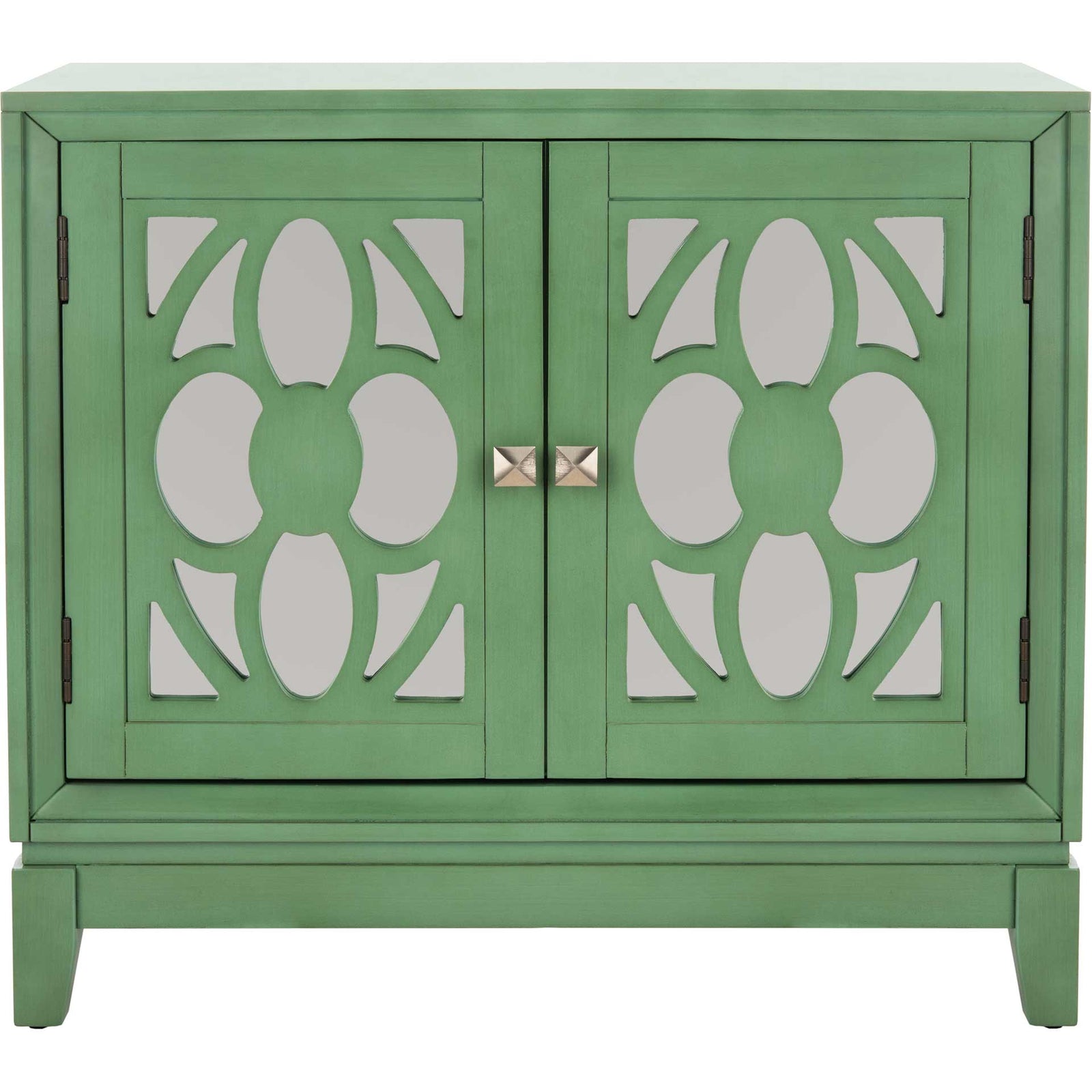 Shadi 2 Door Chest Turquoise/Mirror