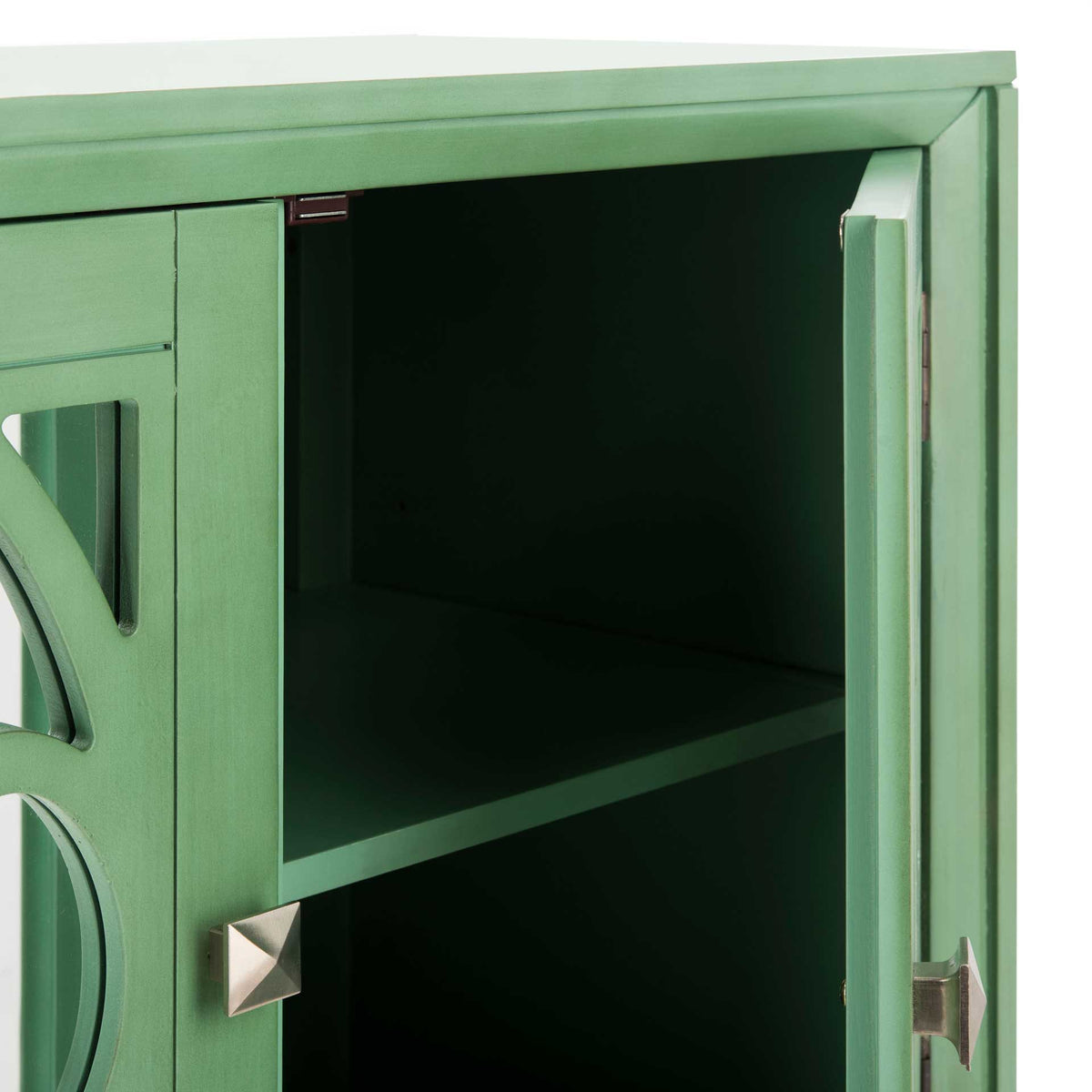 Shadi 2 Door Chest Turquoise/Mirror
