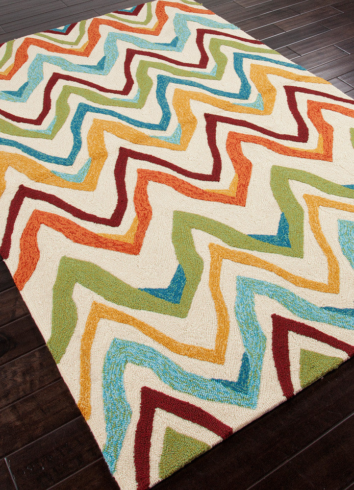 Coastal Lagoon Bahia Dark Ivory Area Rug