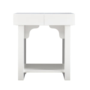 Glidick End Table White
