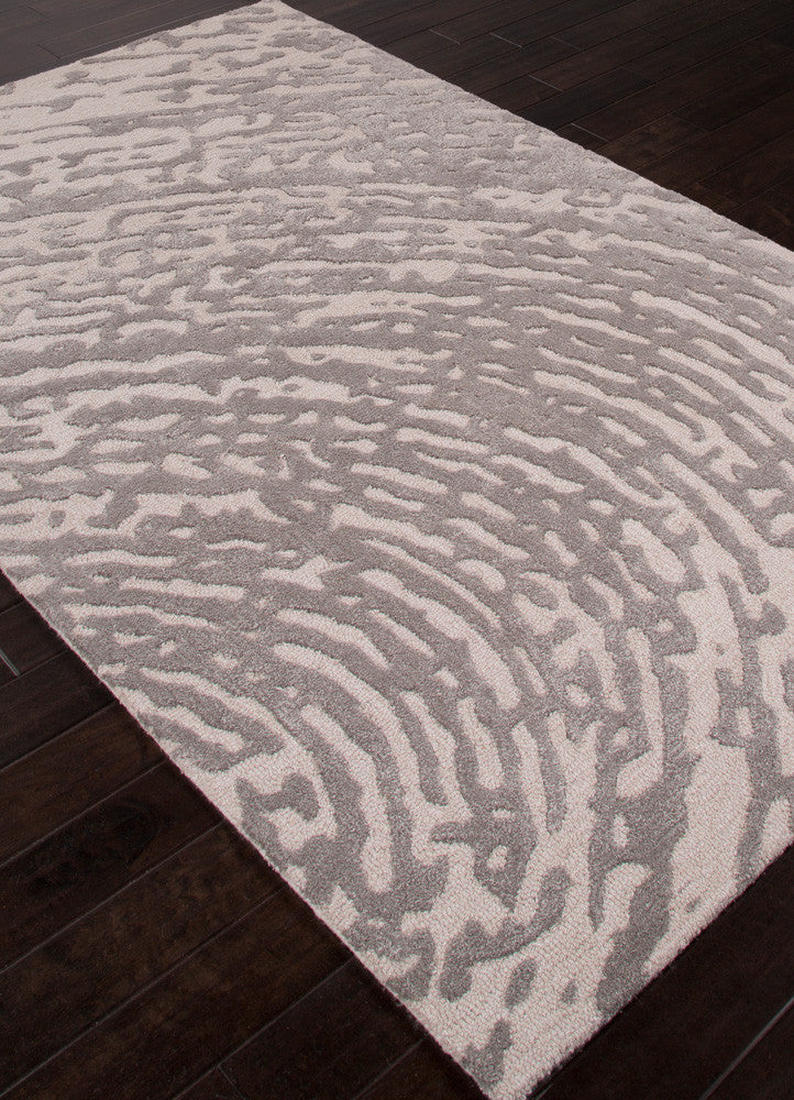 Clayton Daizy Cut & Loop Antique White/Medium Gray Area Rug