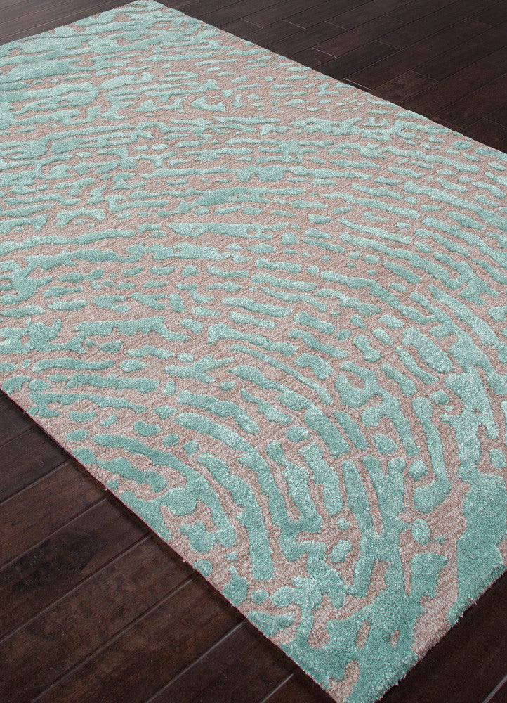 Clayton Daizy Cut & Loop Medium Gray/Aruba Blue Area Rug