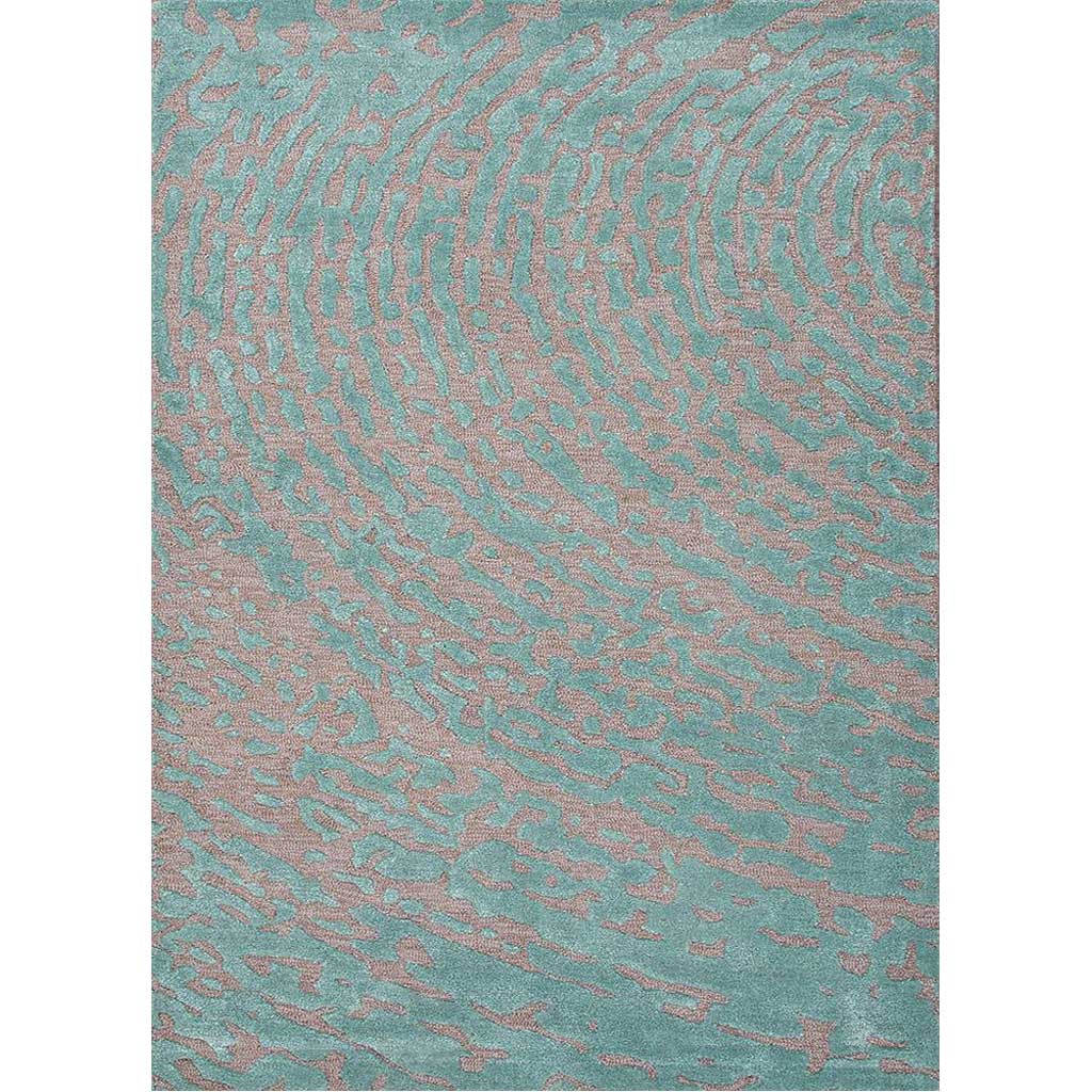 Clayton Daizy Cut & Loop Medium Gray/Aruba Blue Area Rug