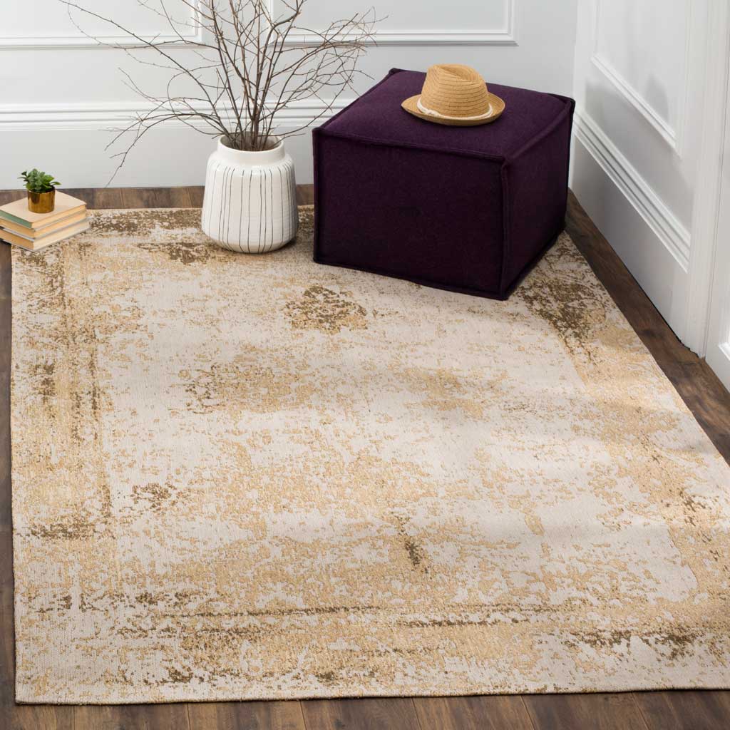 Classic Vintage Sand Area Rug - Froy.com