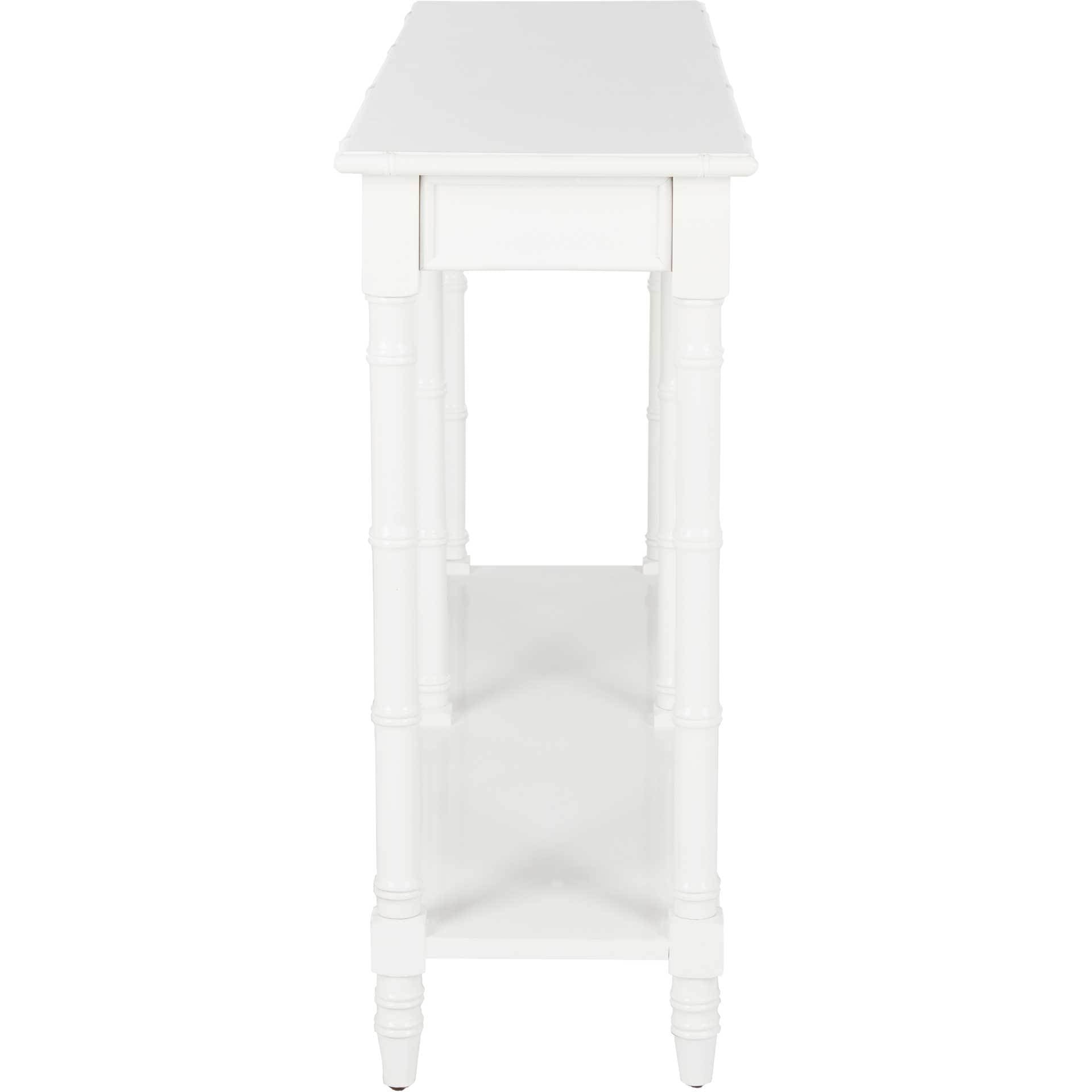 Nolan Coastal Bamboo Console Table White - Froy.com