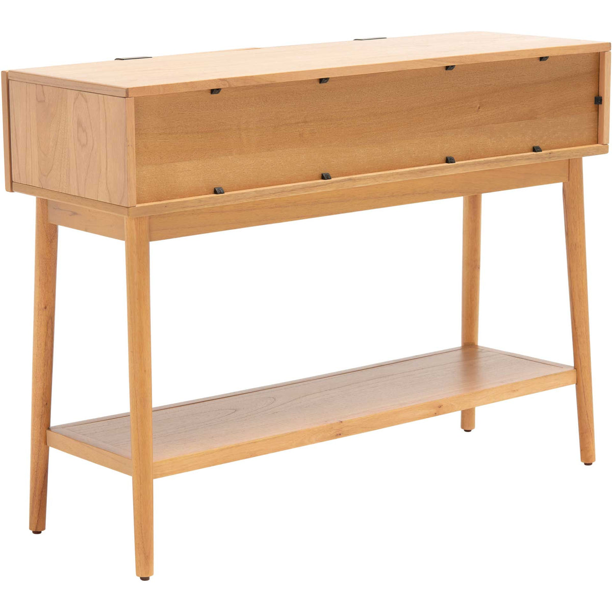 Badgley 2 Drawer Rattan Console Table Natural