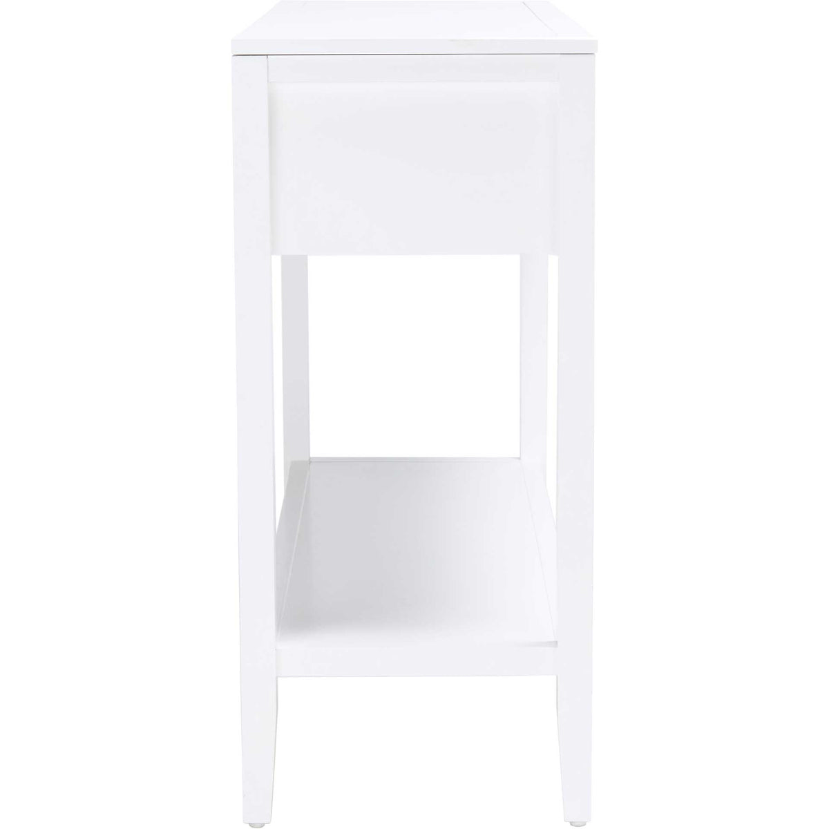 Terri 2 Drawer Console Table White