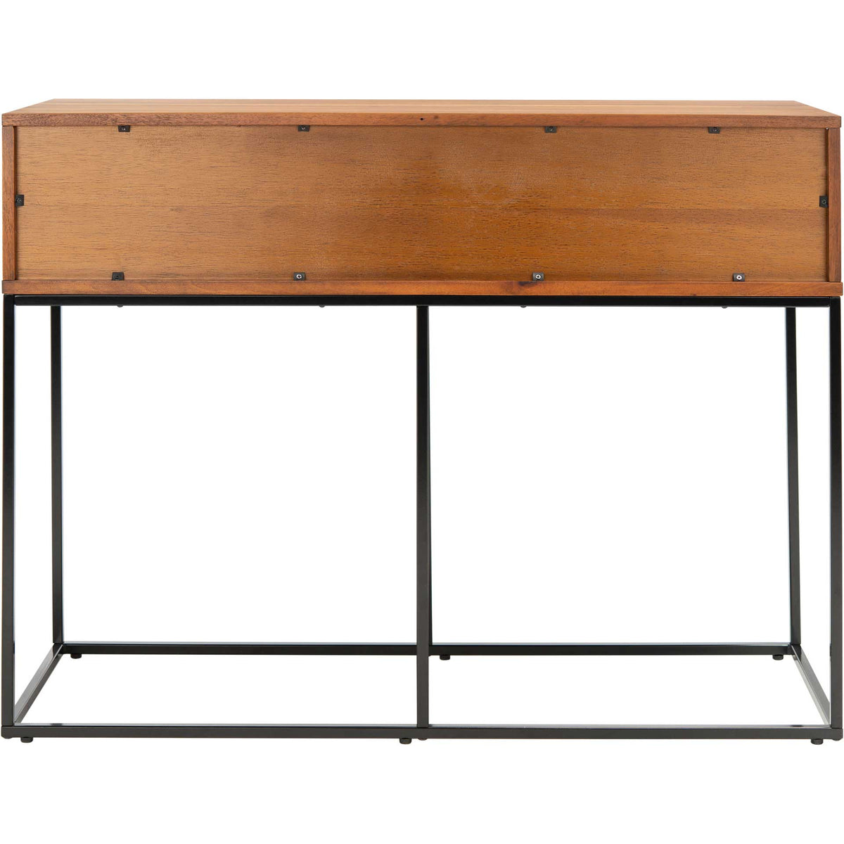 Marcene 2 Drawer Console Table Brown/Black