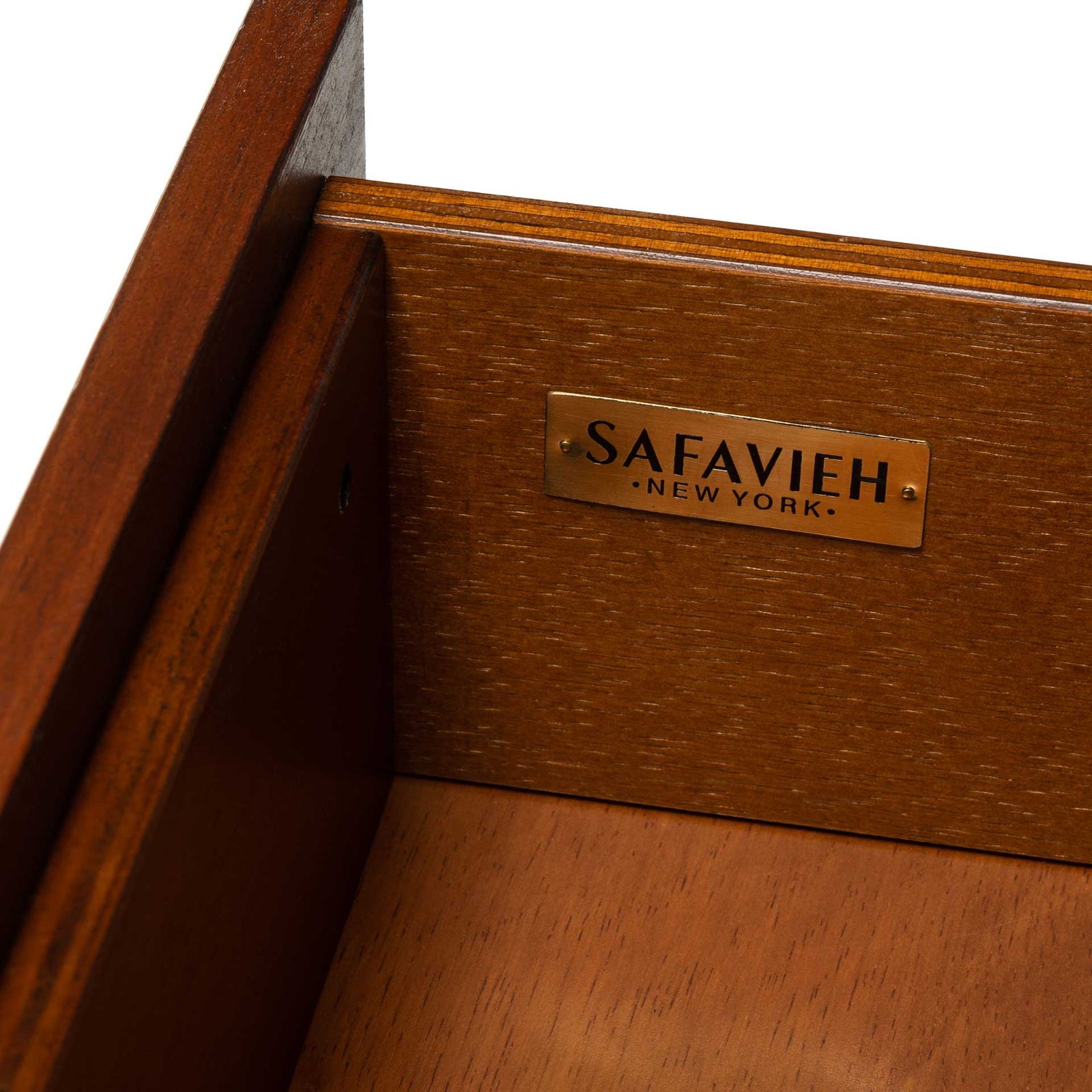 Marcene 2 Drawer Console Table Brown/Black