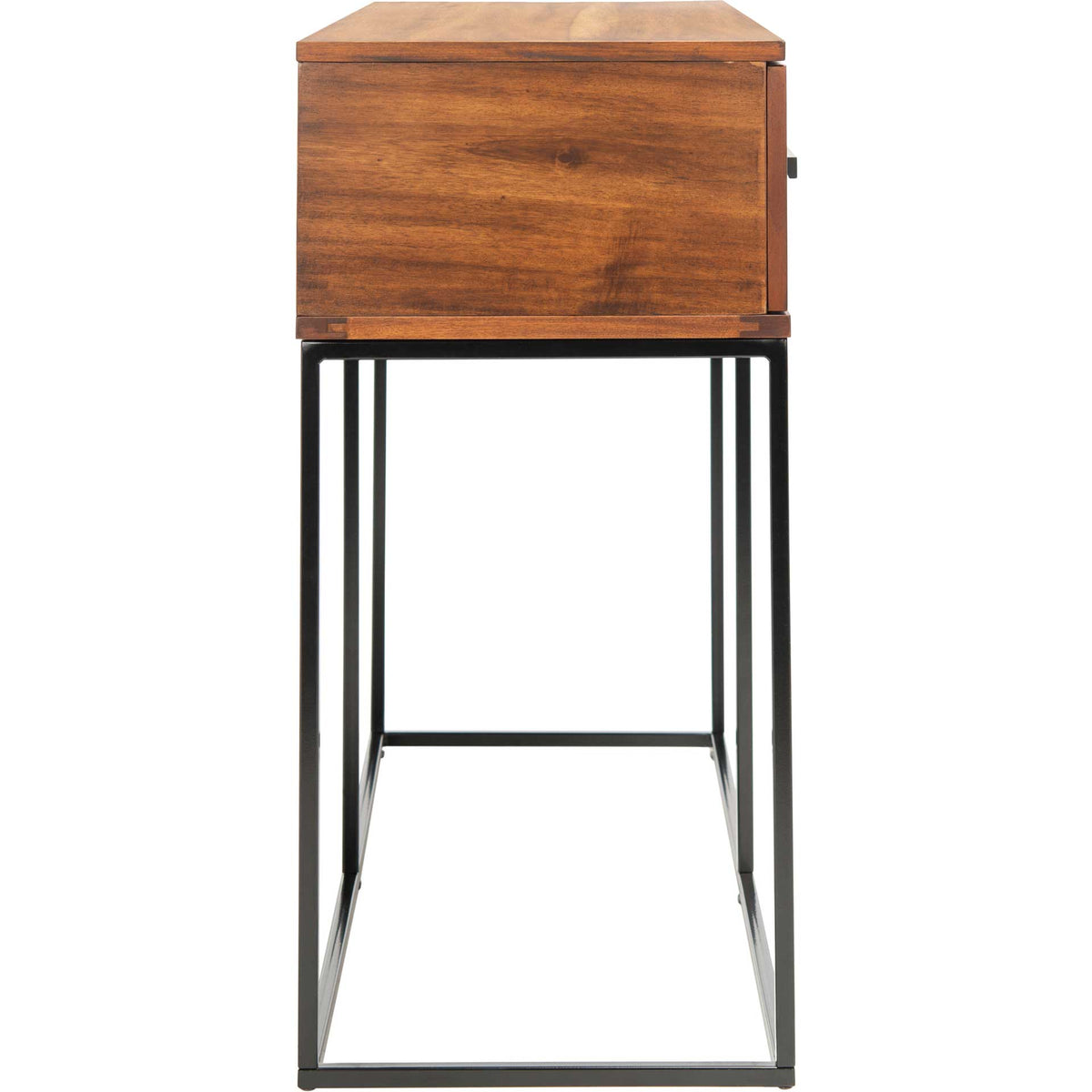 Marcene 2 Drawer Console Table Brown/Black