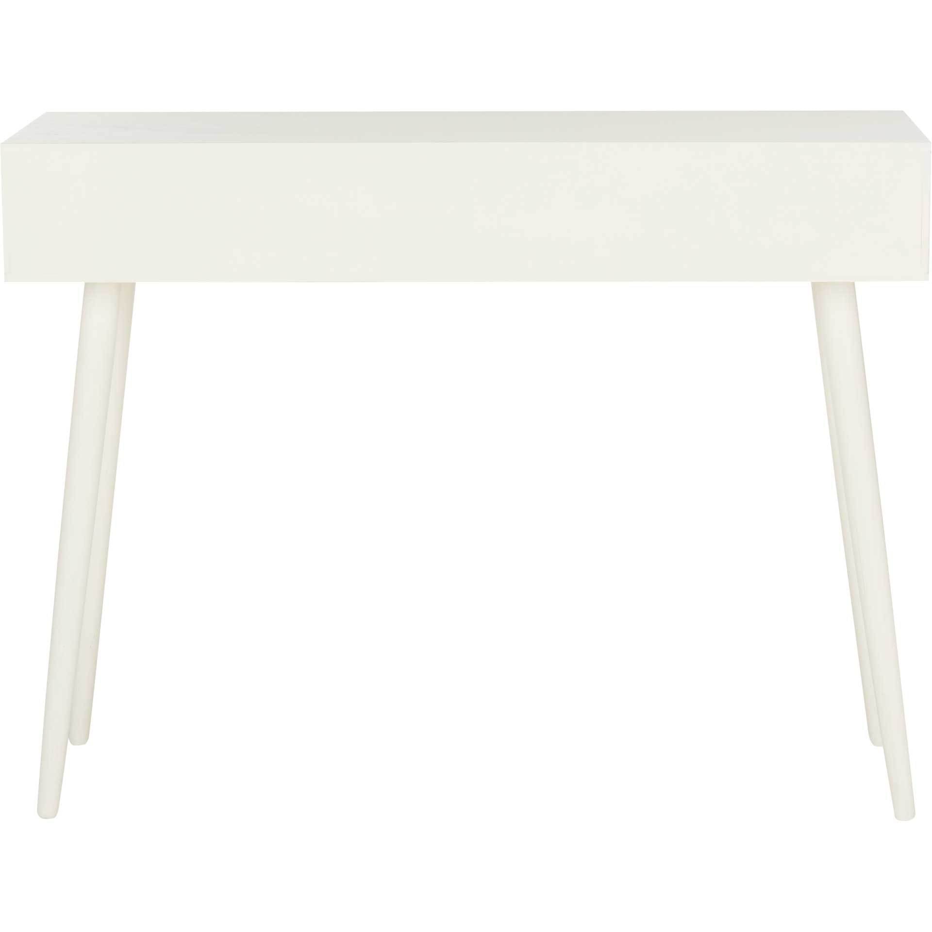 Alara 3 Drawer Console Table Distressed White