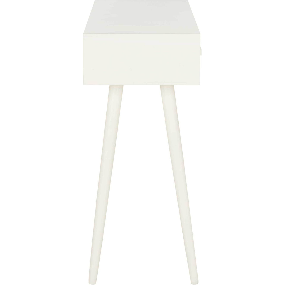 Alara 3 Drawer Console Table Distressed White