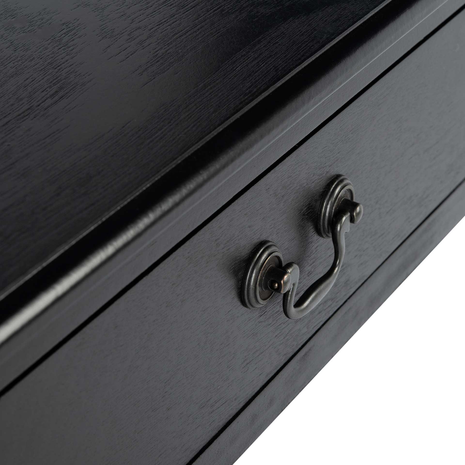 Atalia 2 Drawer Console Table Black