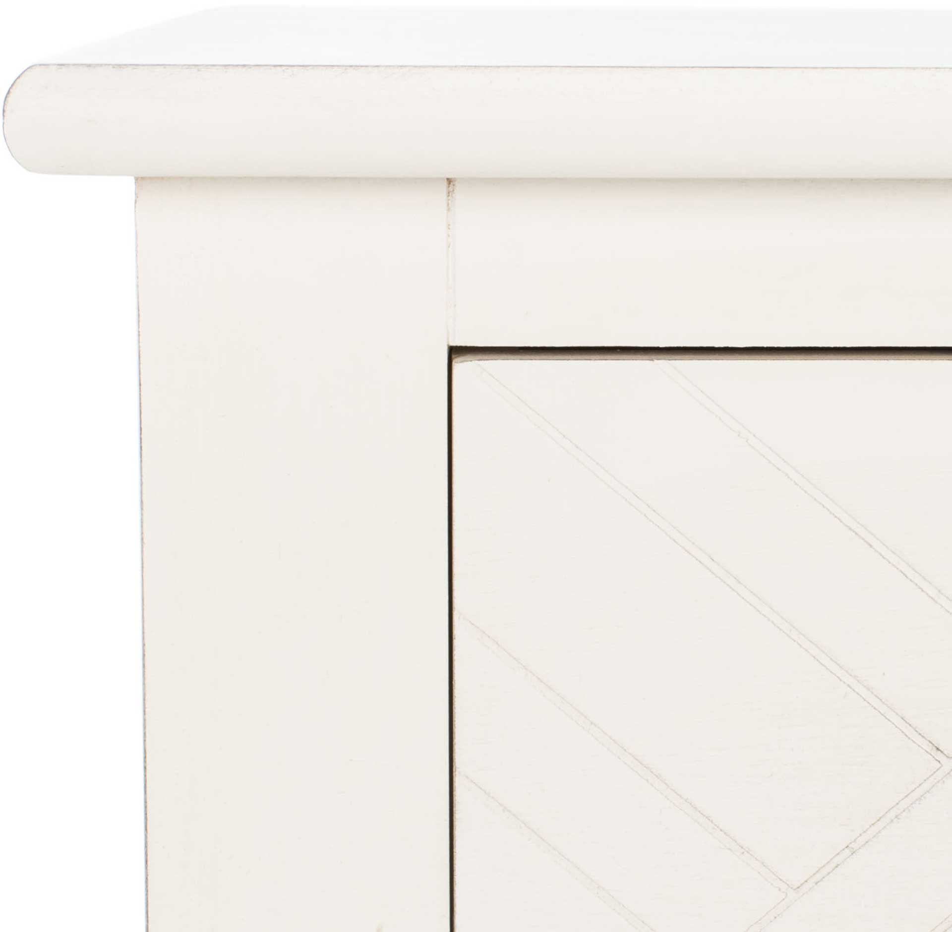 Pebbles 2 Drawer Console Table Distressed White