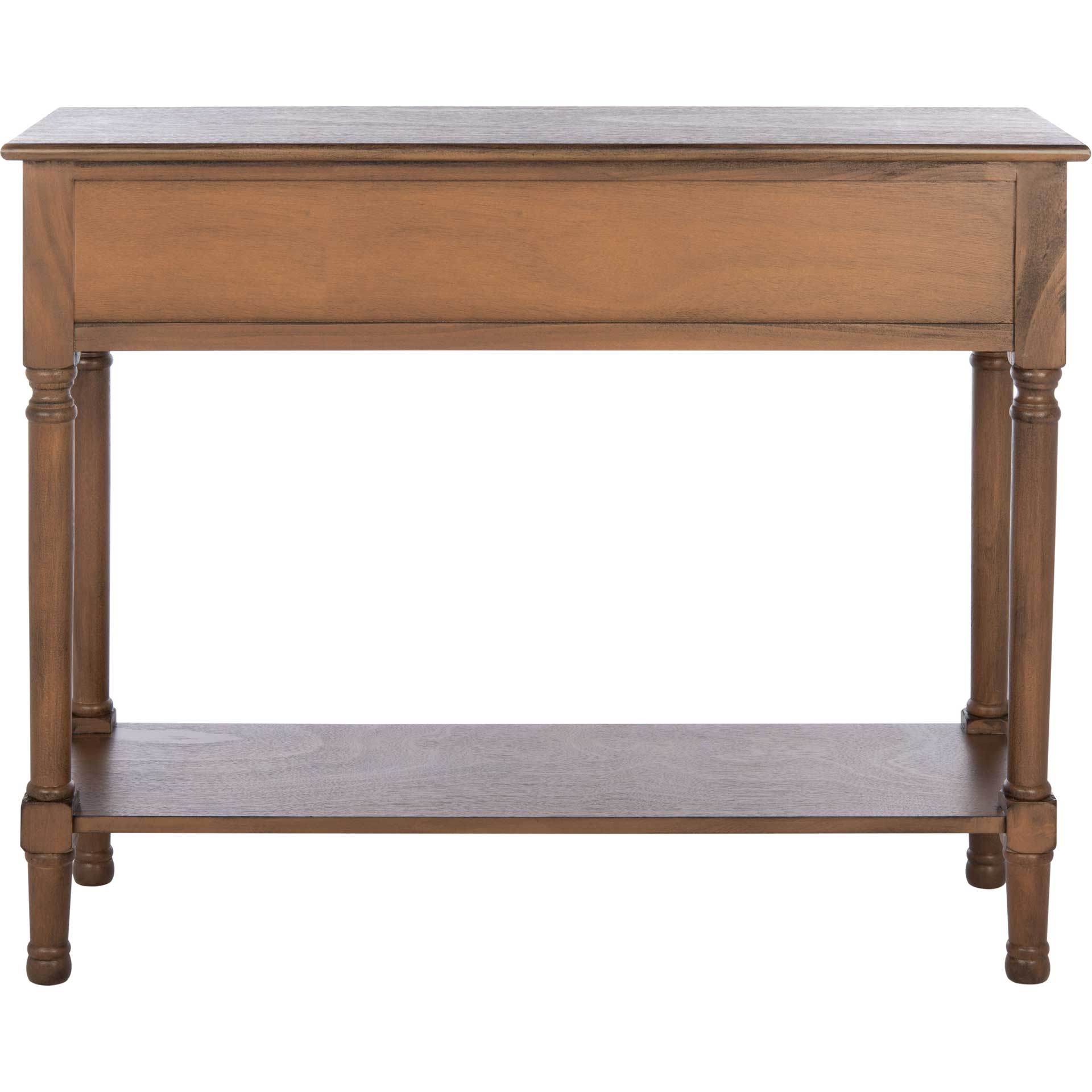 Pebbles 2 Drawer Console Table Brown