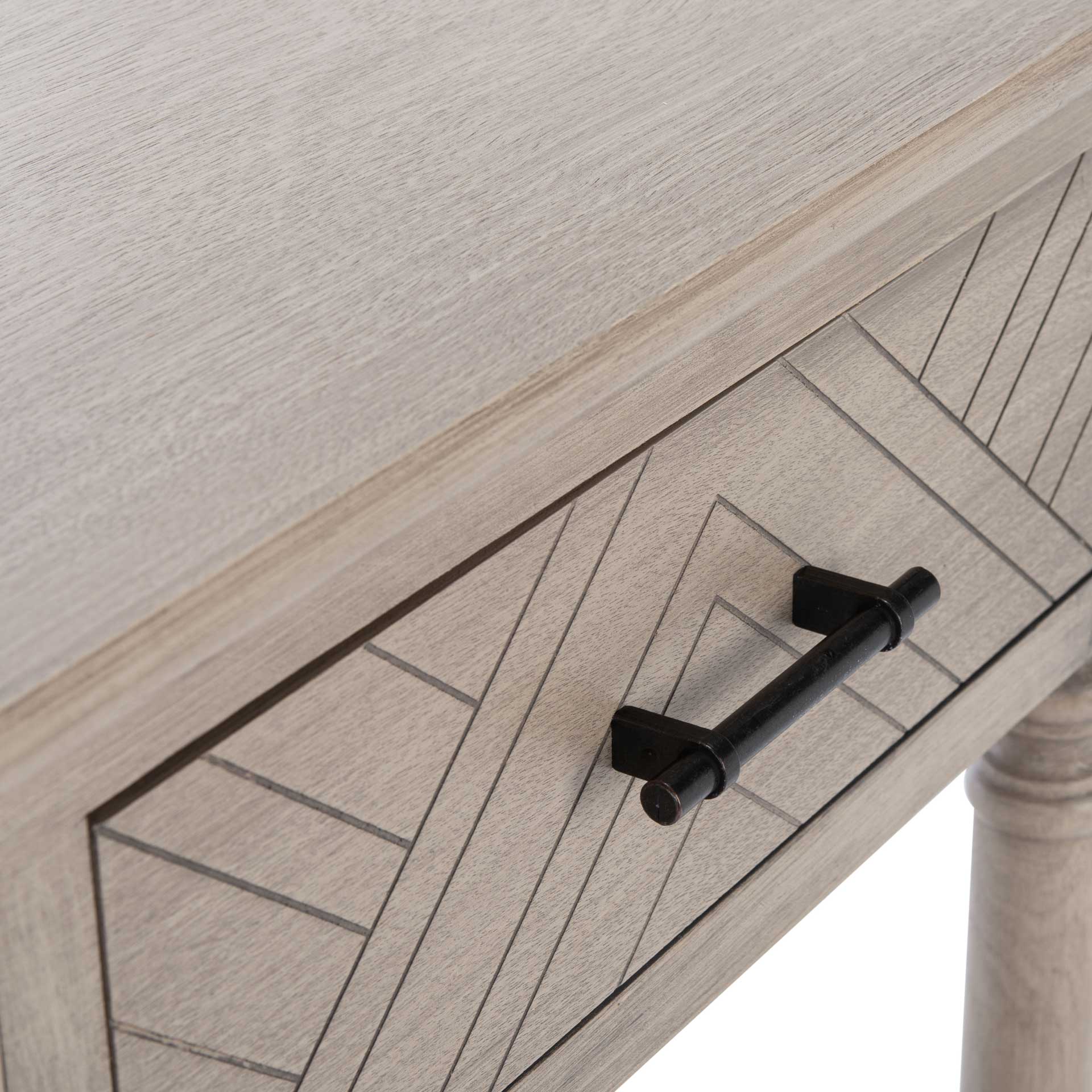 Pebbles 2 Drawer Console Table Greige