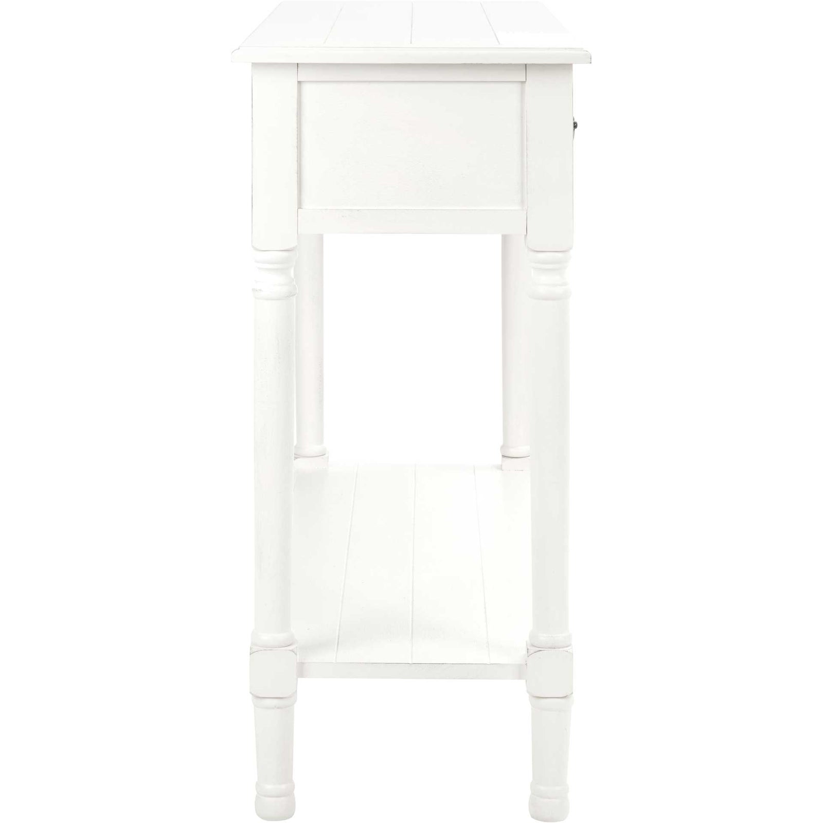 Providence 2 Drawer Console Table Distressed White