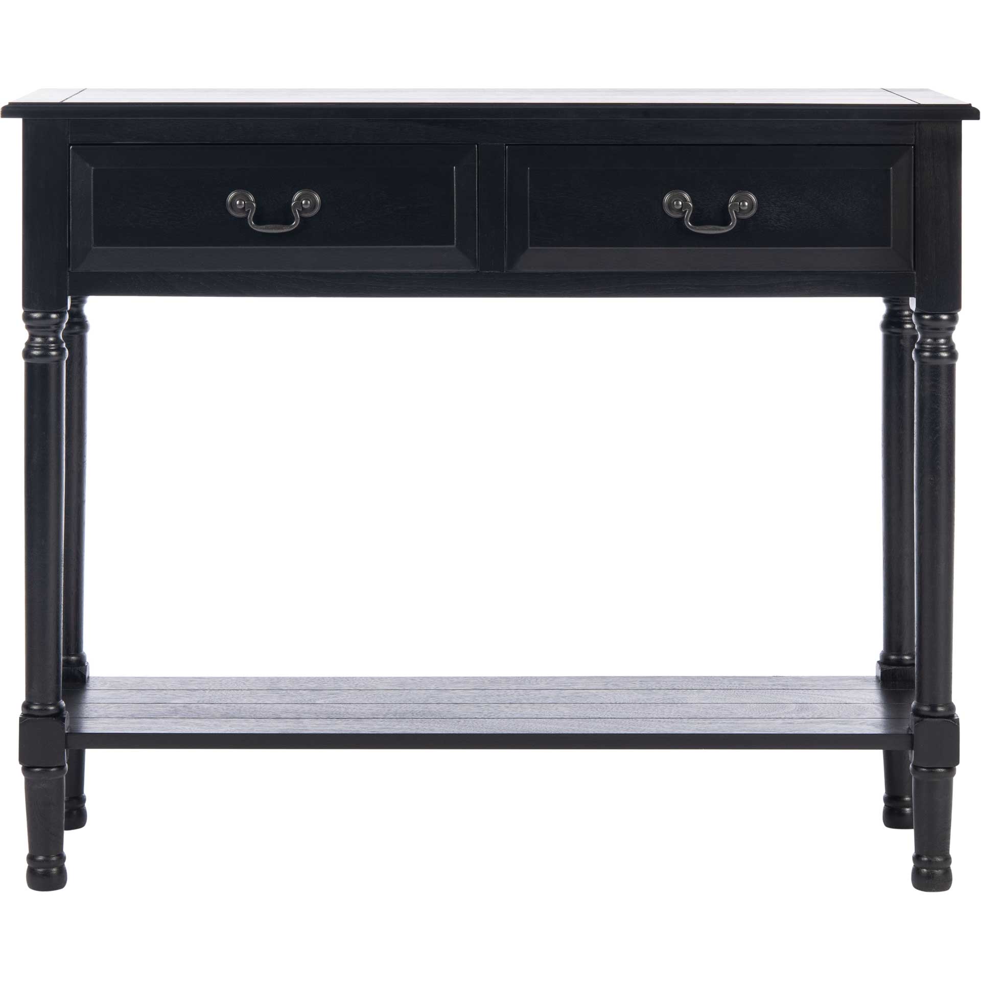 Providence 2 Drawer Console Table Black