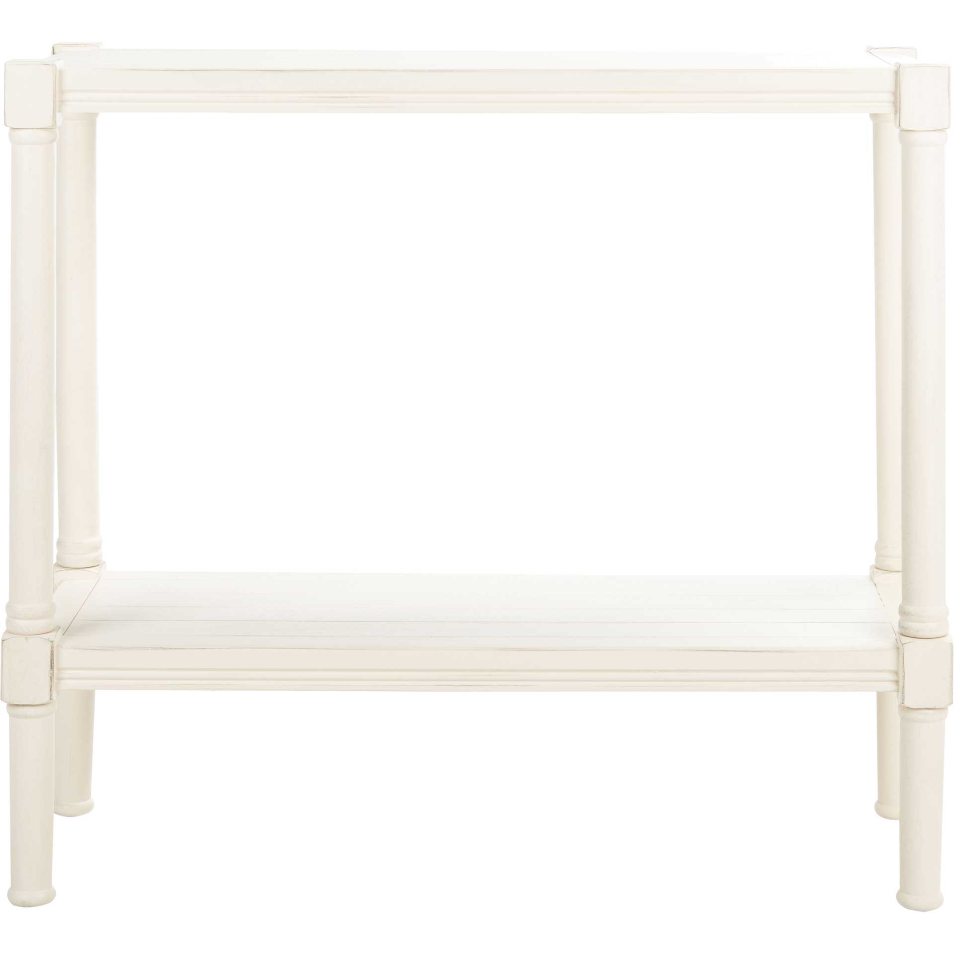 Radlin Console Table Distressed White