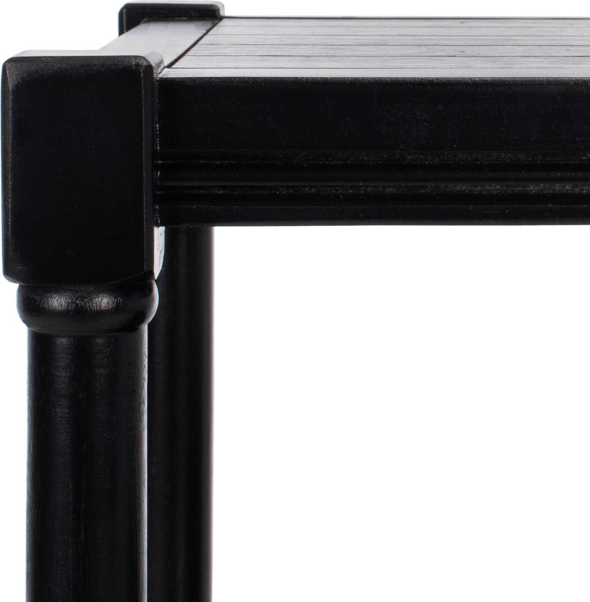 Radlin 3 Shelf Console Table Black