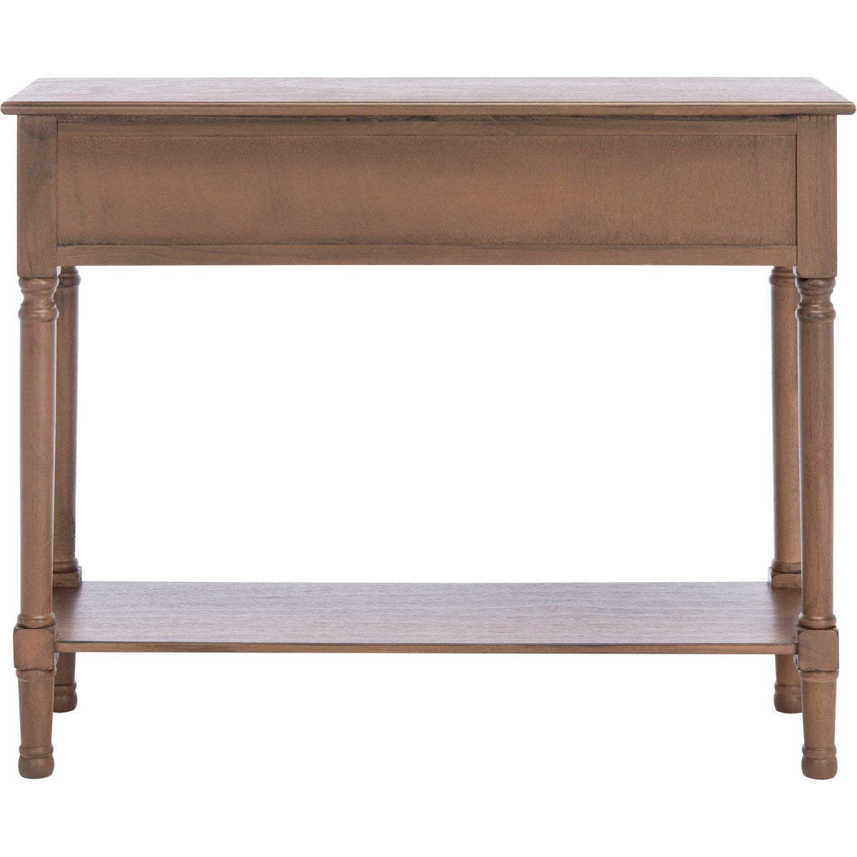 Haleigh 2 Drawer Console Table Brown