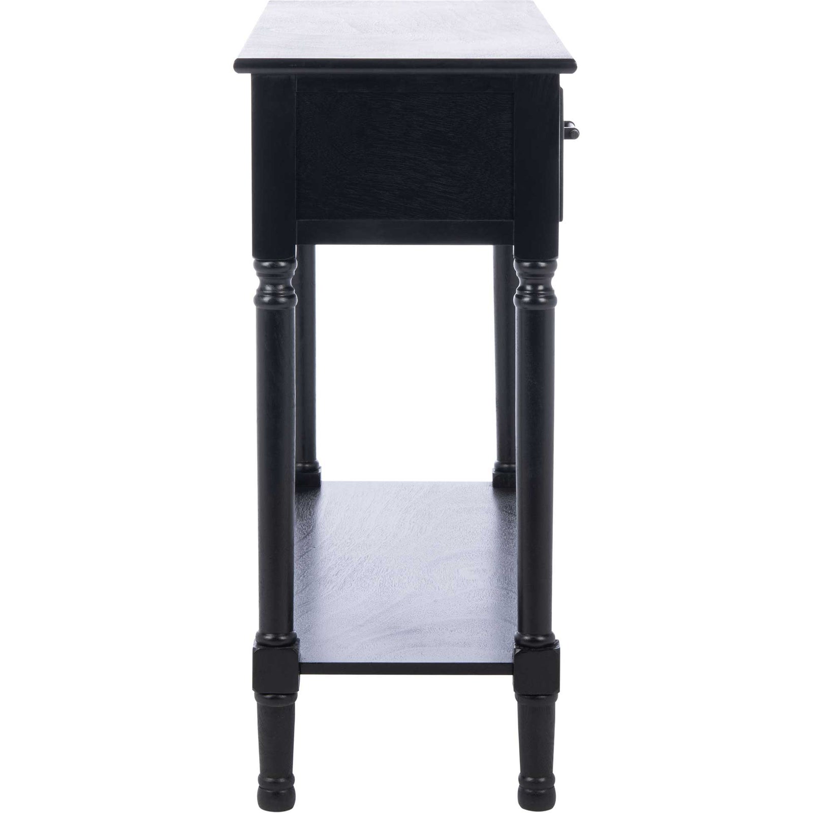 Rylee 2 Drawer Console Table Black