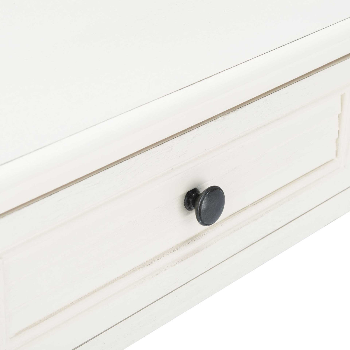 Talita 2 Drawer Console Table Distressed White