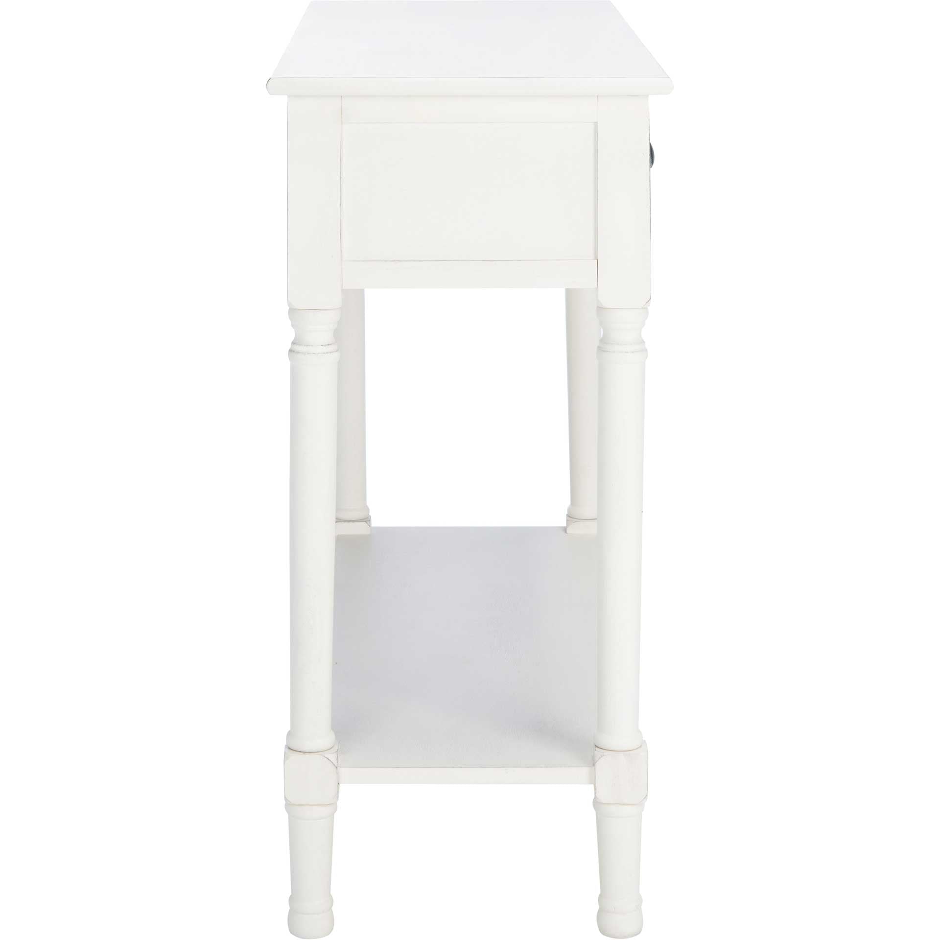 Talita 2 Drawer Console Table Distressed White
