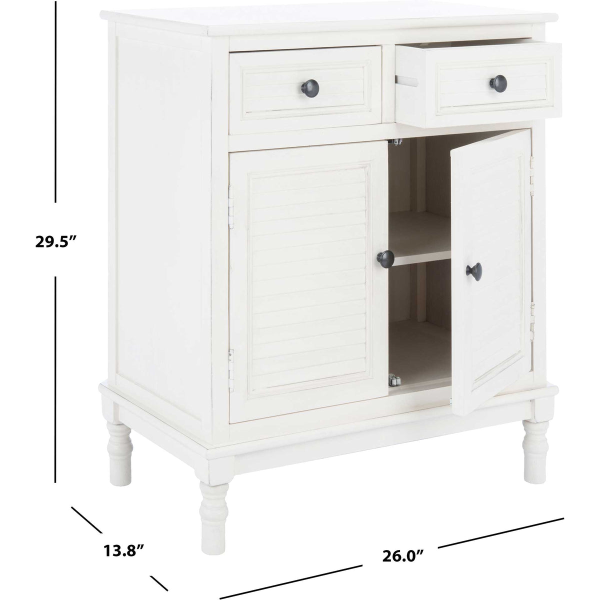 Talita 2 Drawer 2 Door Sideboard Distressed White