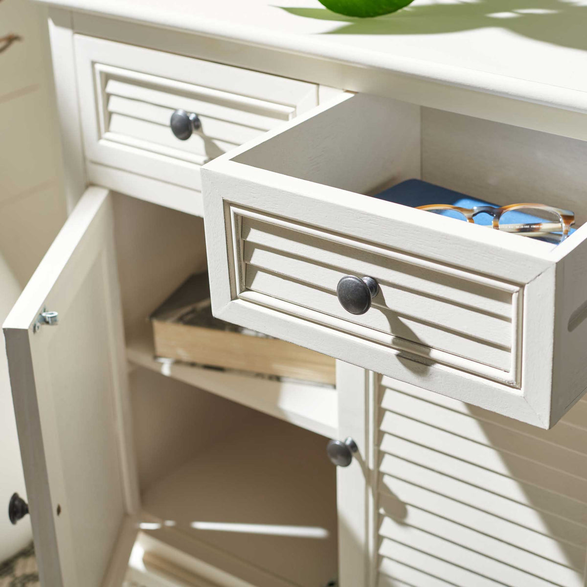 Talita 2 Drawer 2 Door Sideboard Distressed White