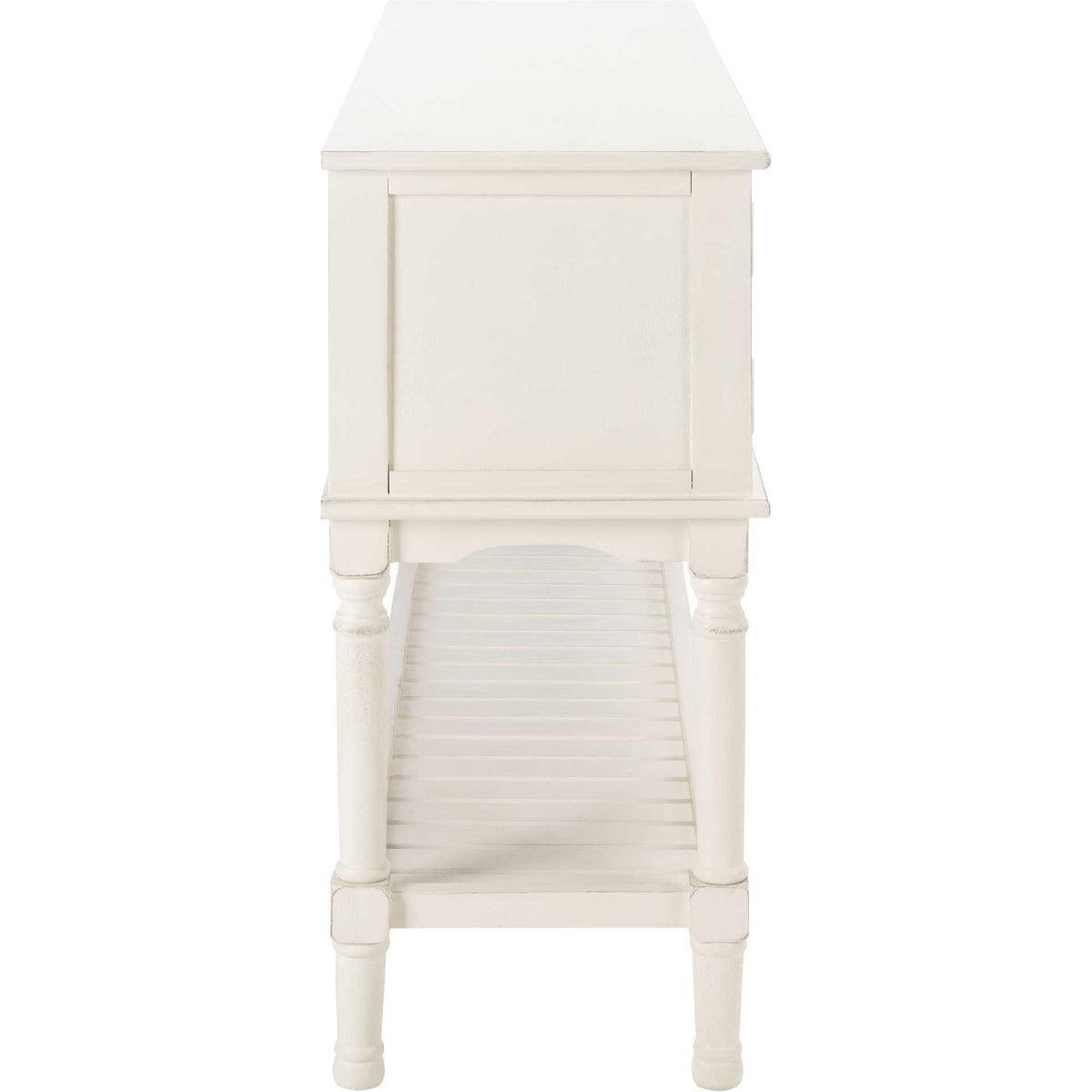 Talita 2 Drawer 2 Door Console Table Distressed White