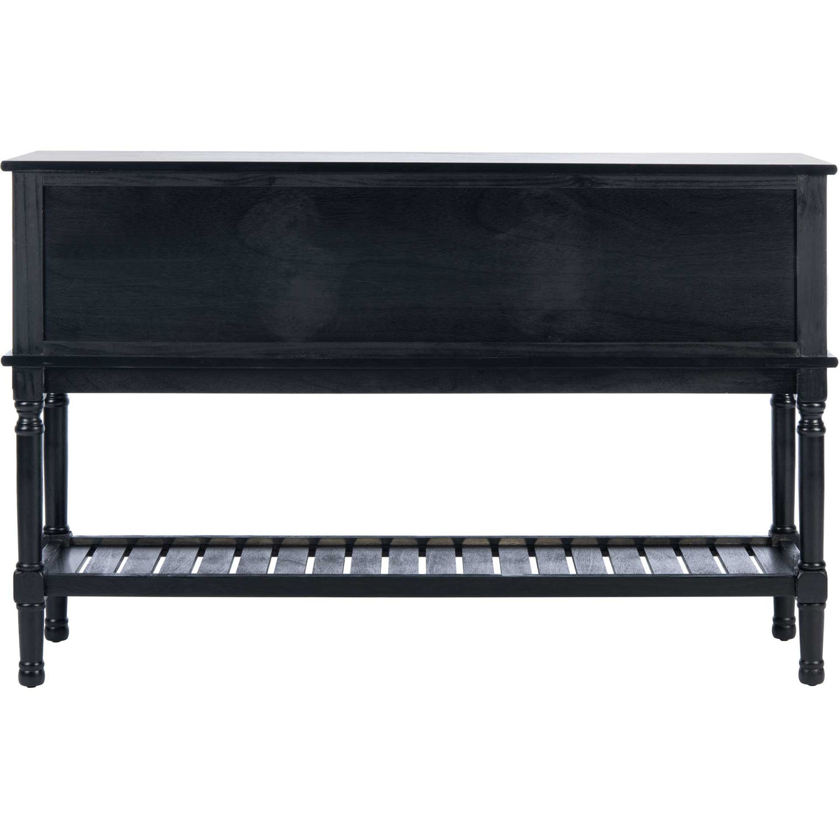 Talita 2 Drawer 2 Door Console Table Black