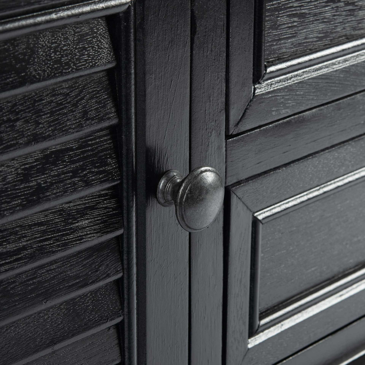 Talita 2 Drawer 2 Door Console Table Black