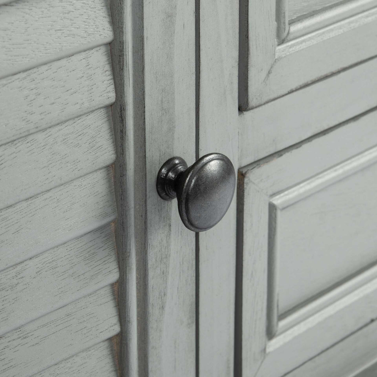 Talita 2 Drawer 2 Door Console Table Distressed Gray