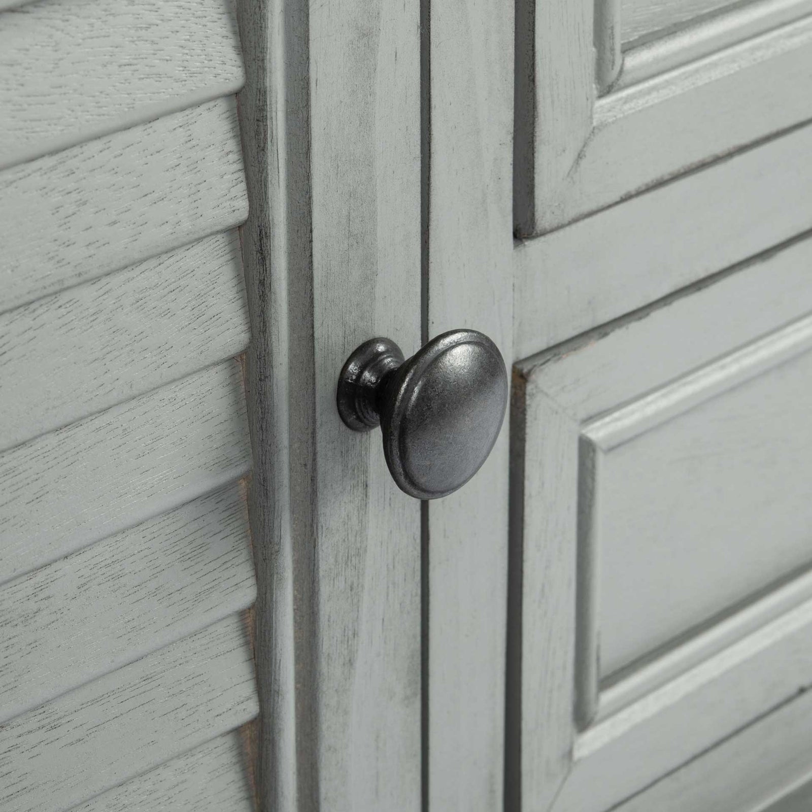 Talita 2 Drawer 2 Door Console Table Distressed Gray