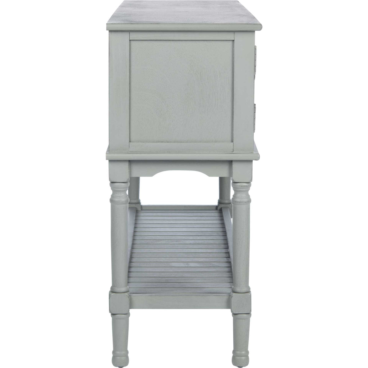 Talita 2 Drawer 2 Door Console Table Distressed Gray