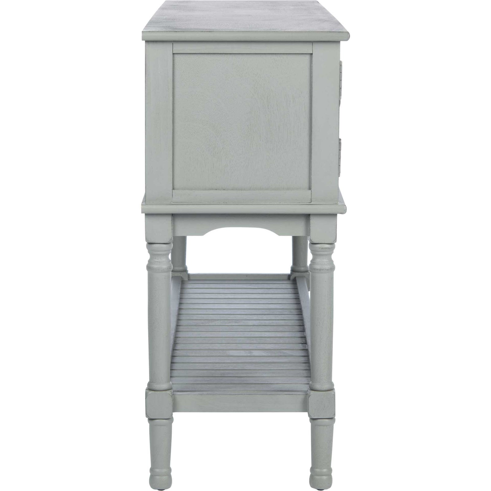 Talita 2 Drawer 2 Door Console Table Distressed Gray